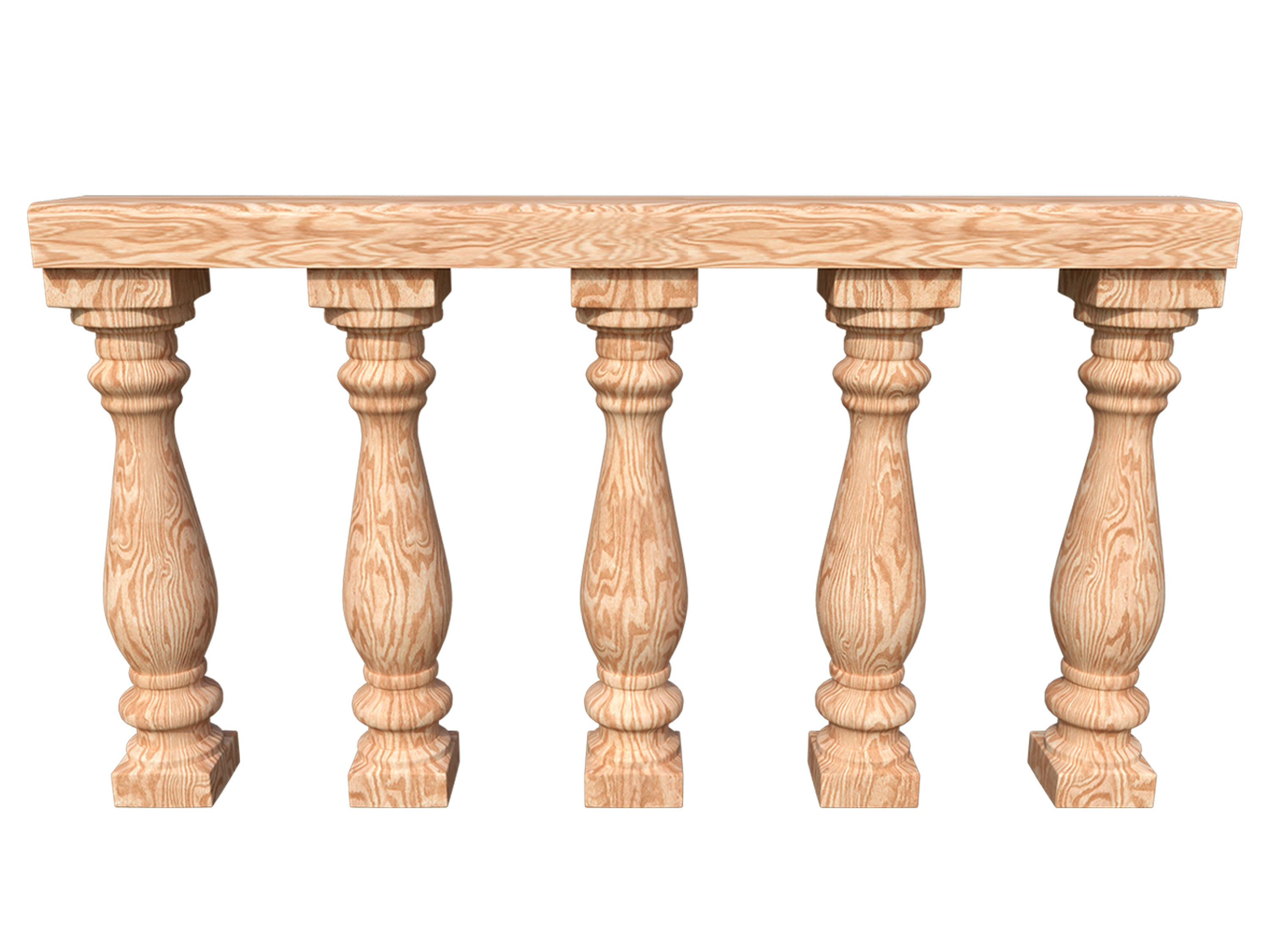 Log house constructor kitbash 3D model_13