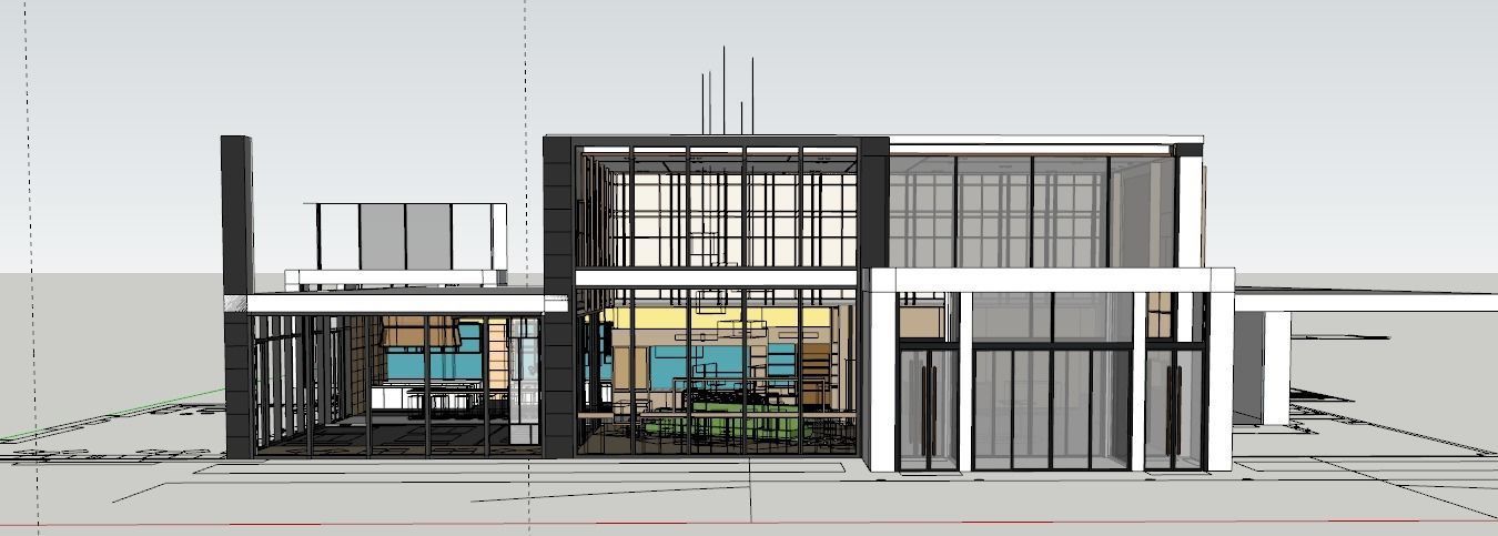 Home2 Suites by Hilton lobby 3D model_4