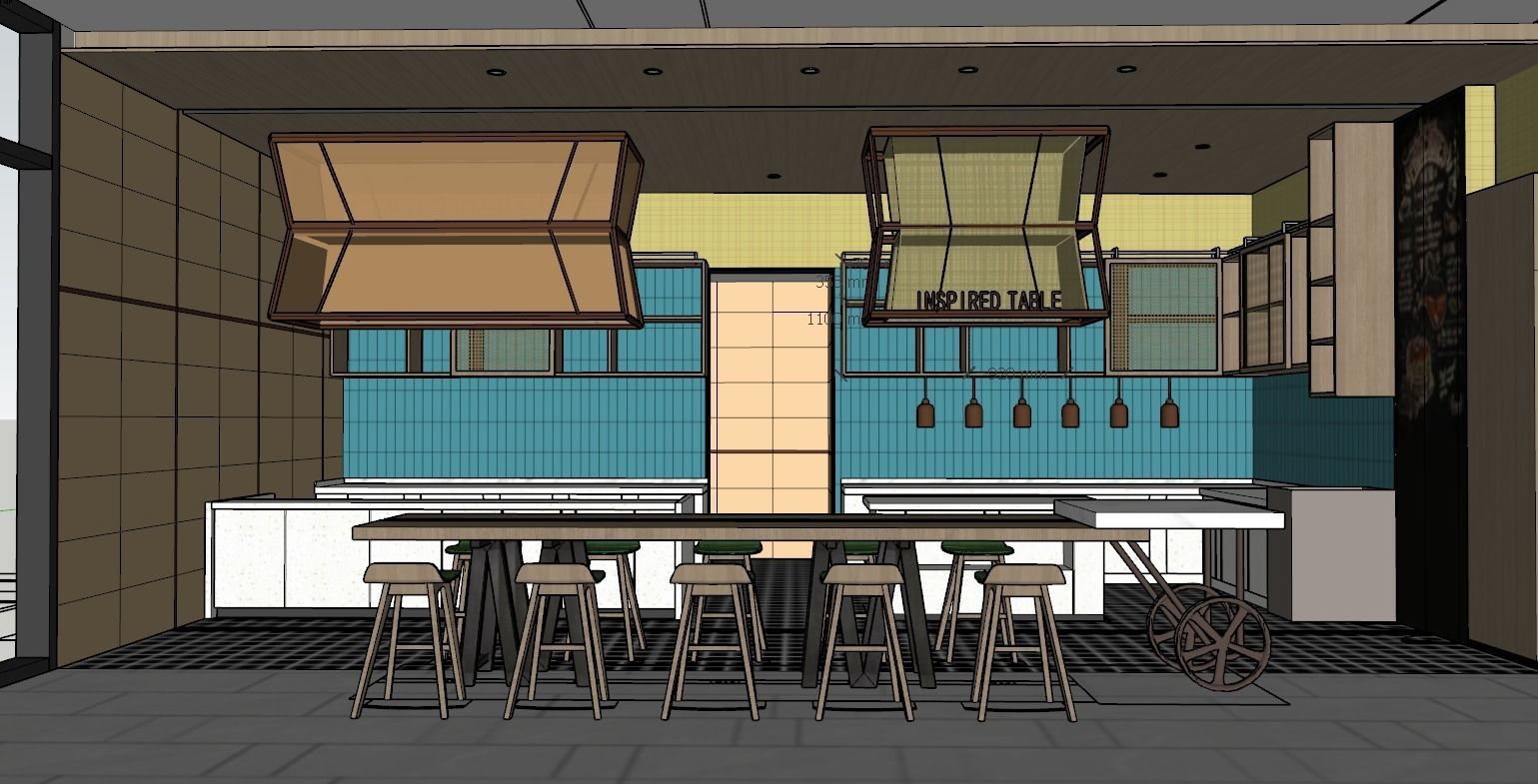 Home2 Suites by Hilton lobby 3D model_3