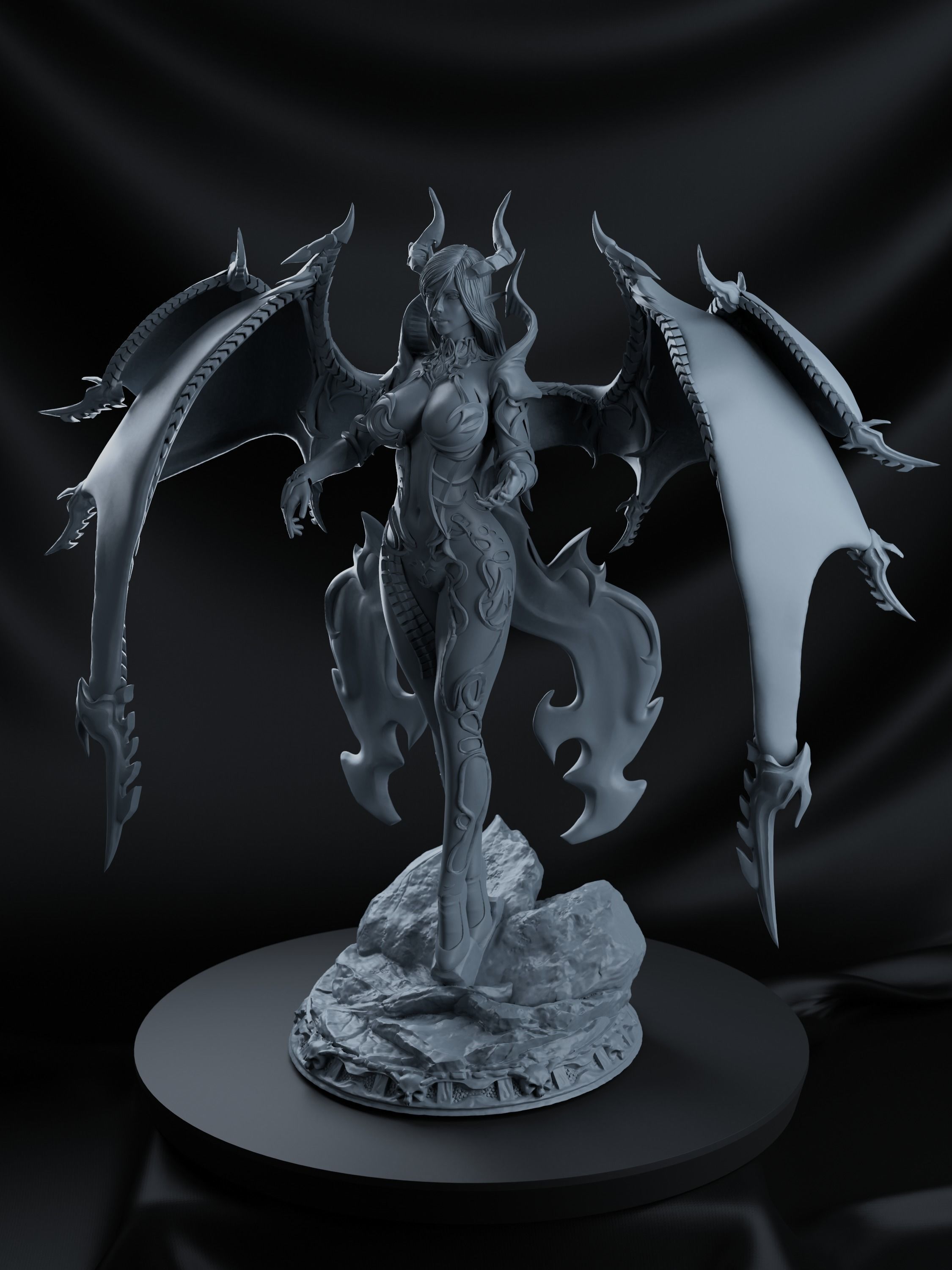Circubus queen stl figure 3D print model_3