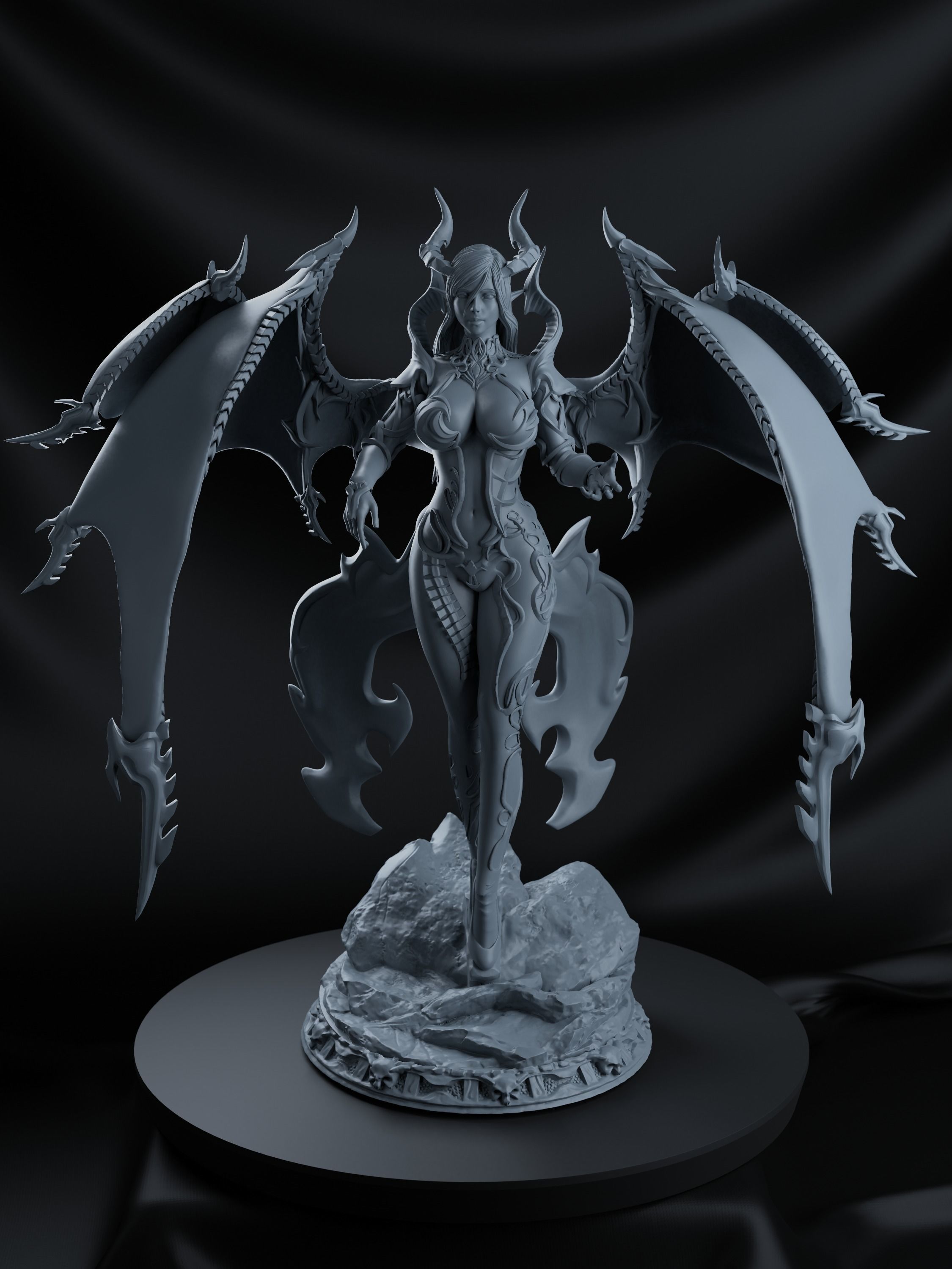 Circubus queen stl figure 3D print model_1