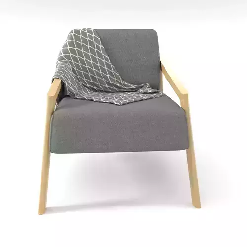 Single sofa single chair 3D model