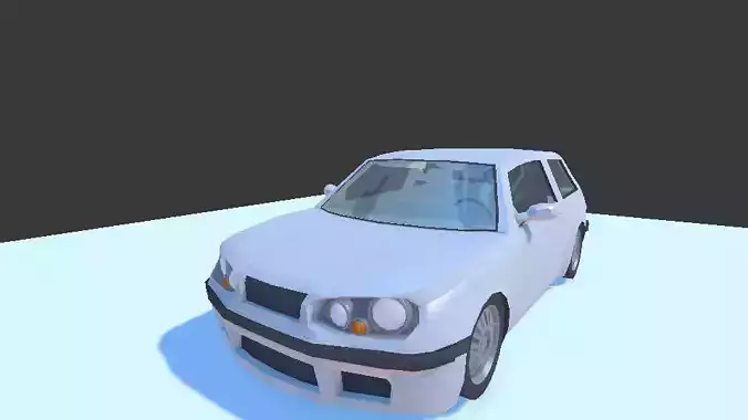 LowPoly no brand vehicle model