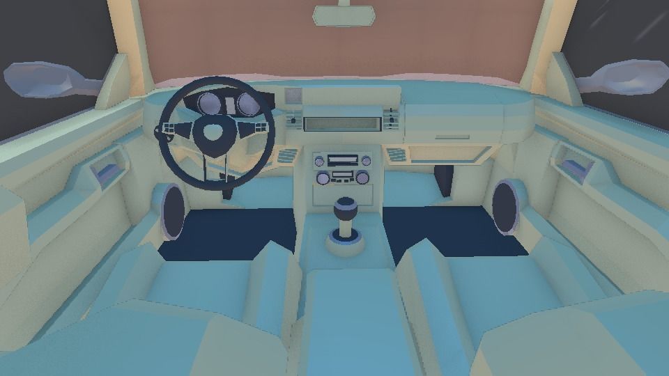 LowPoly no brand vehicle model Low-poly 3D model_3