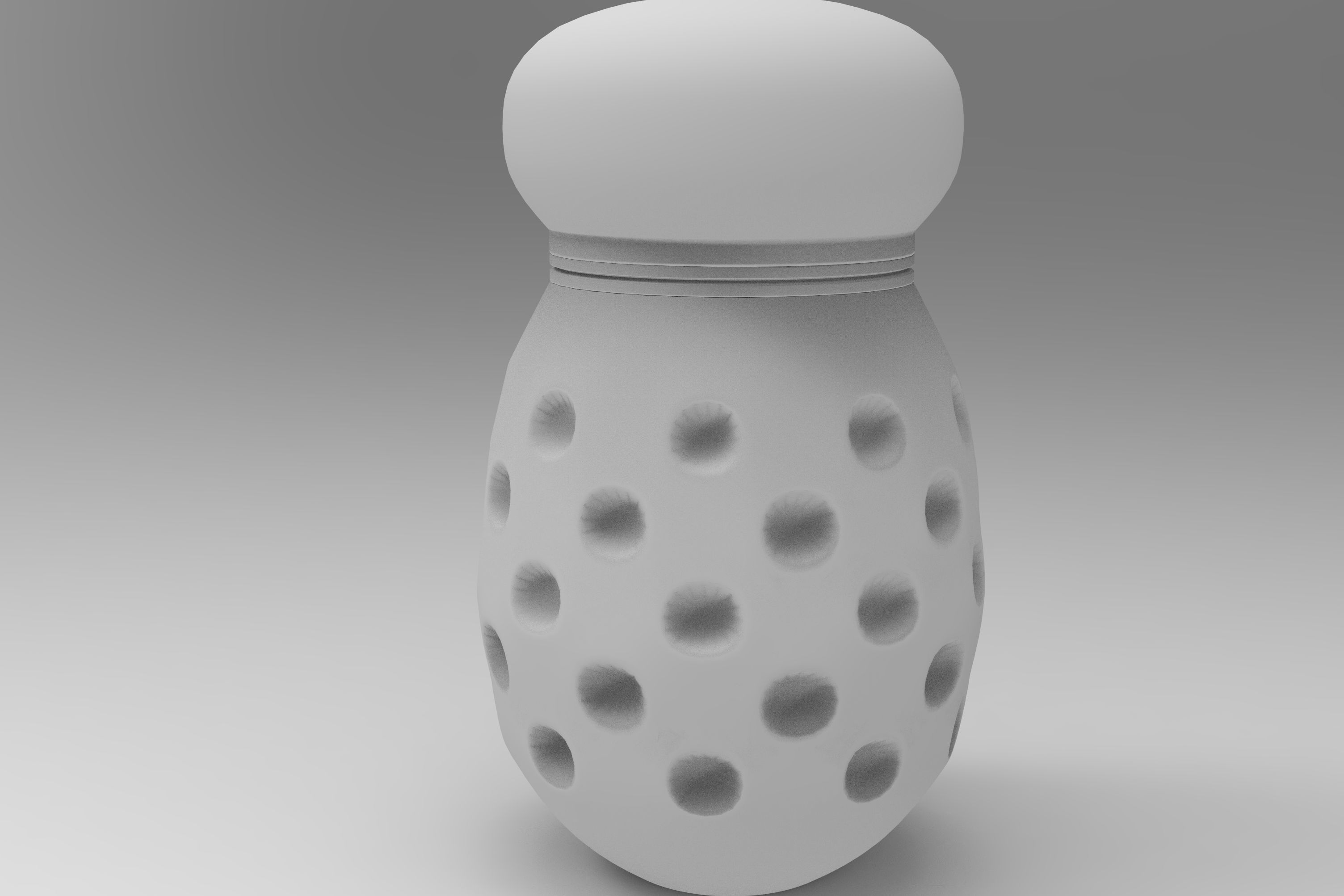 Salt Cellar Low-poly 3D model_8