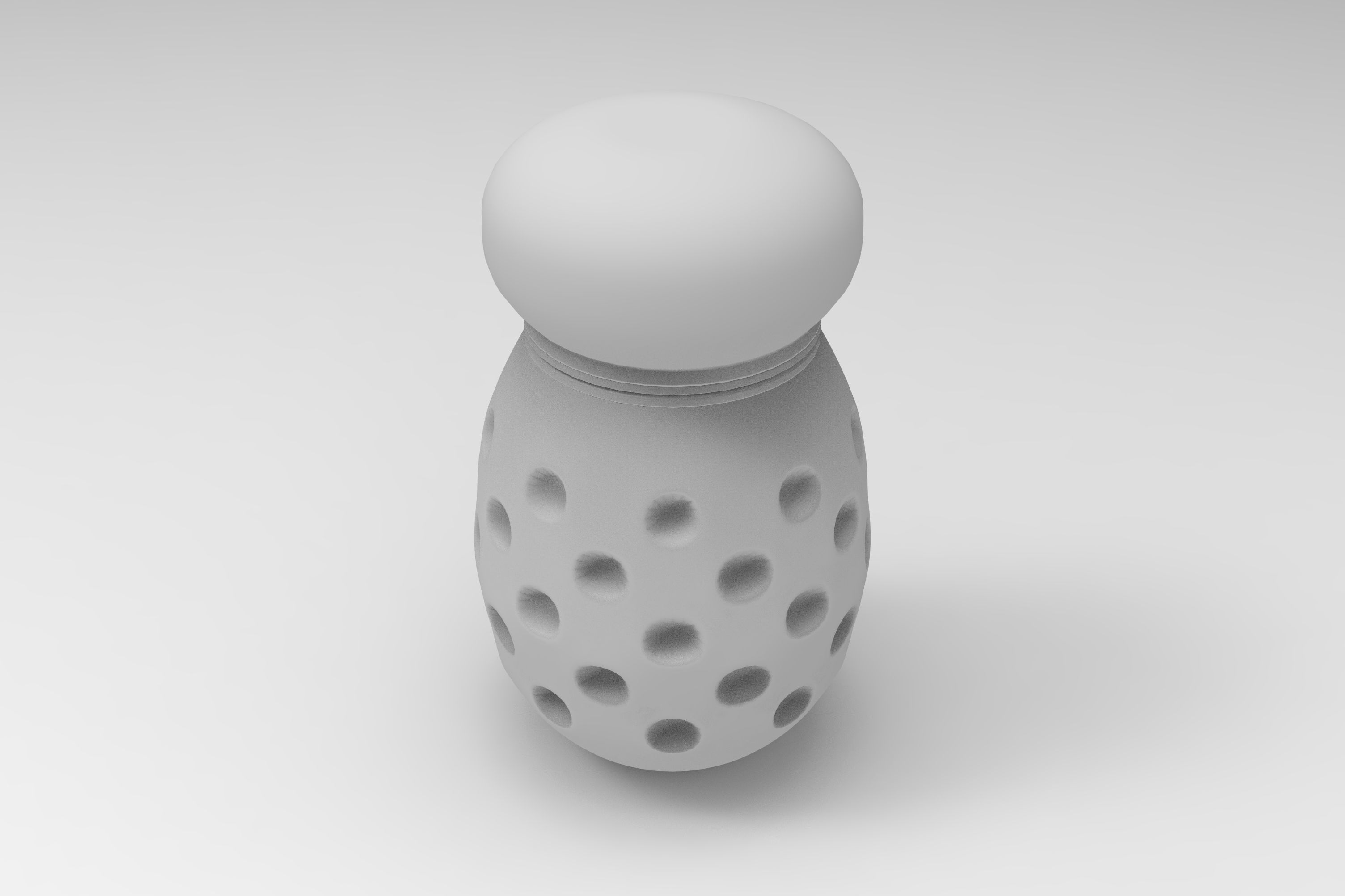 Salt Cellar Low-poly 3D model_7