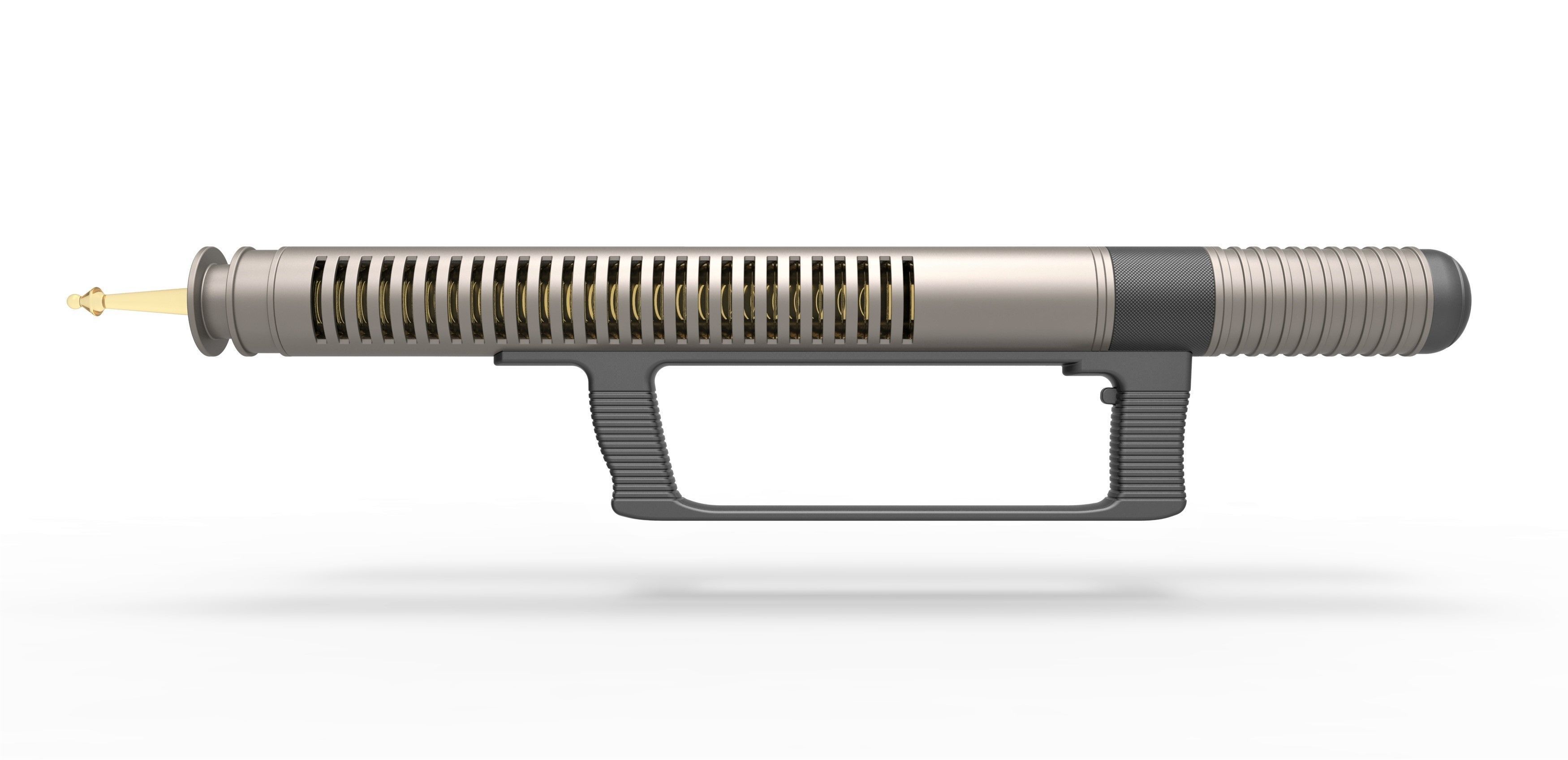Laser Rifle from the movie Forbidden Planet 1956 3D print model_6