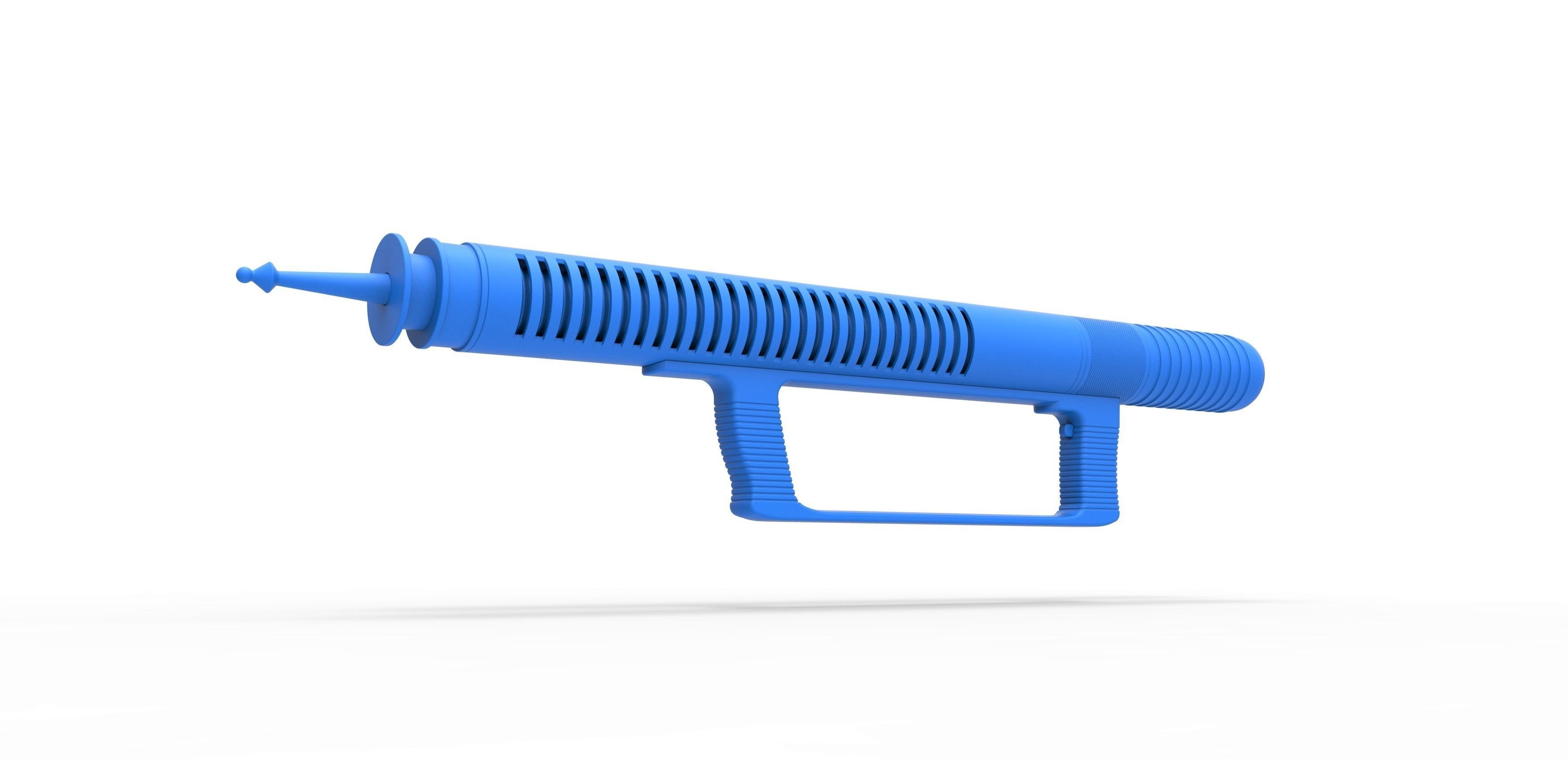 Laser Rifle from the movie Forbidden Planet 1956 3D print model_13