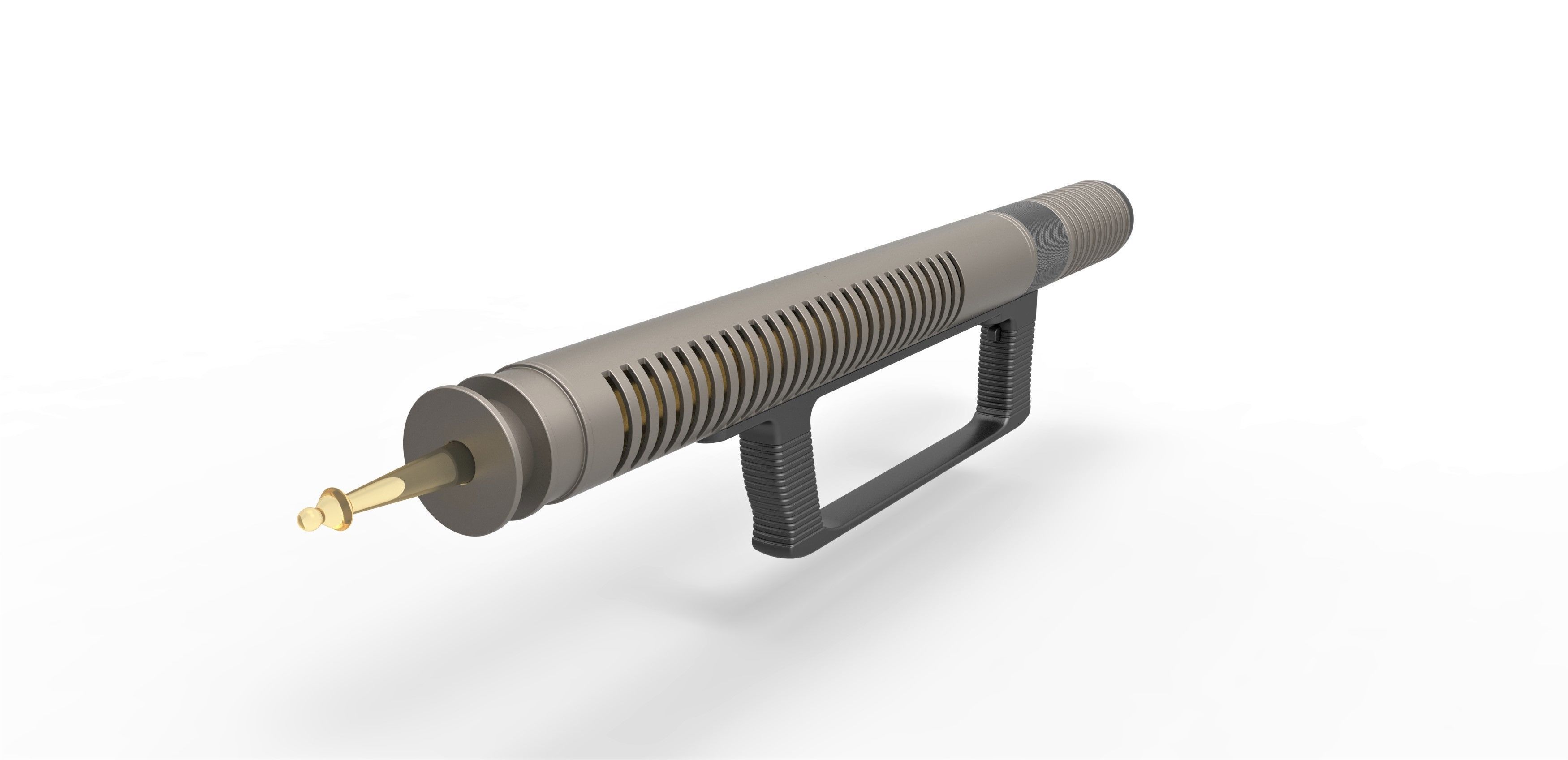 Laser Rifle from the movie Forbidden Planet 1956 3D print model_3