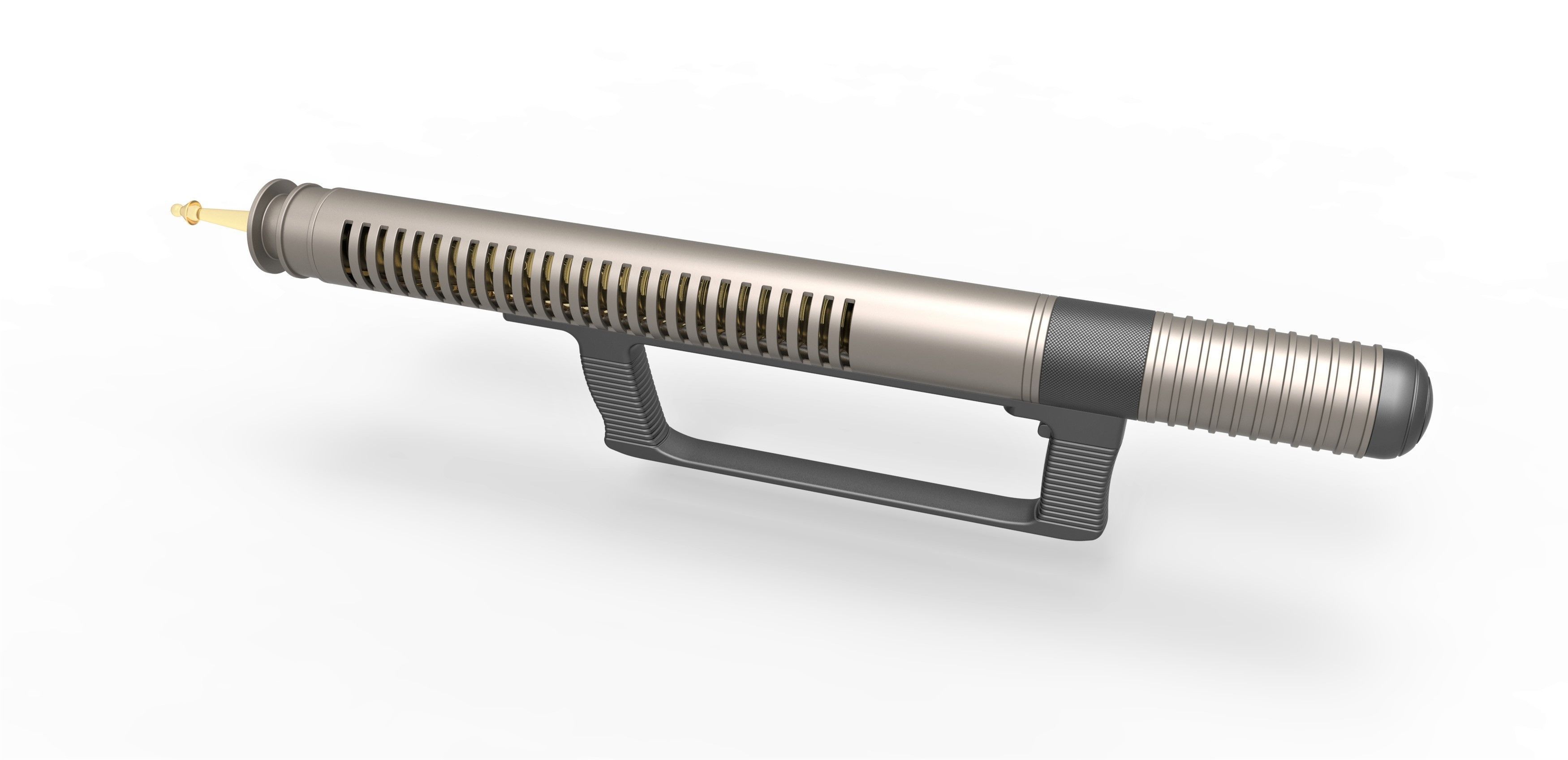 Laser Rifle from the movie Forbidden Planet 1956 3D print model_9
