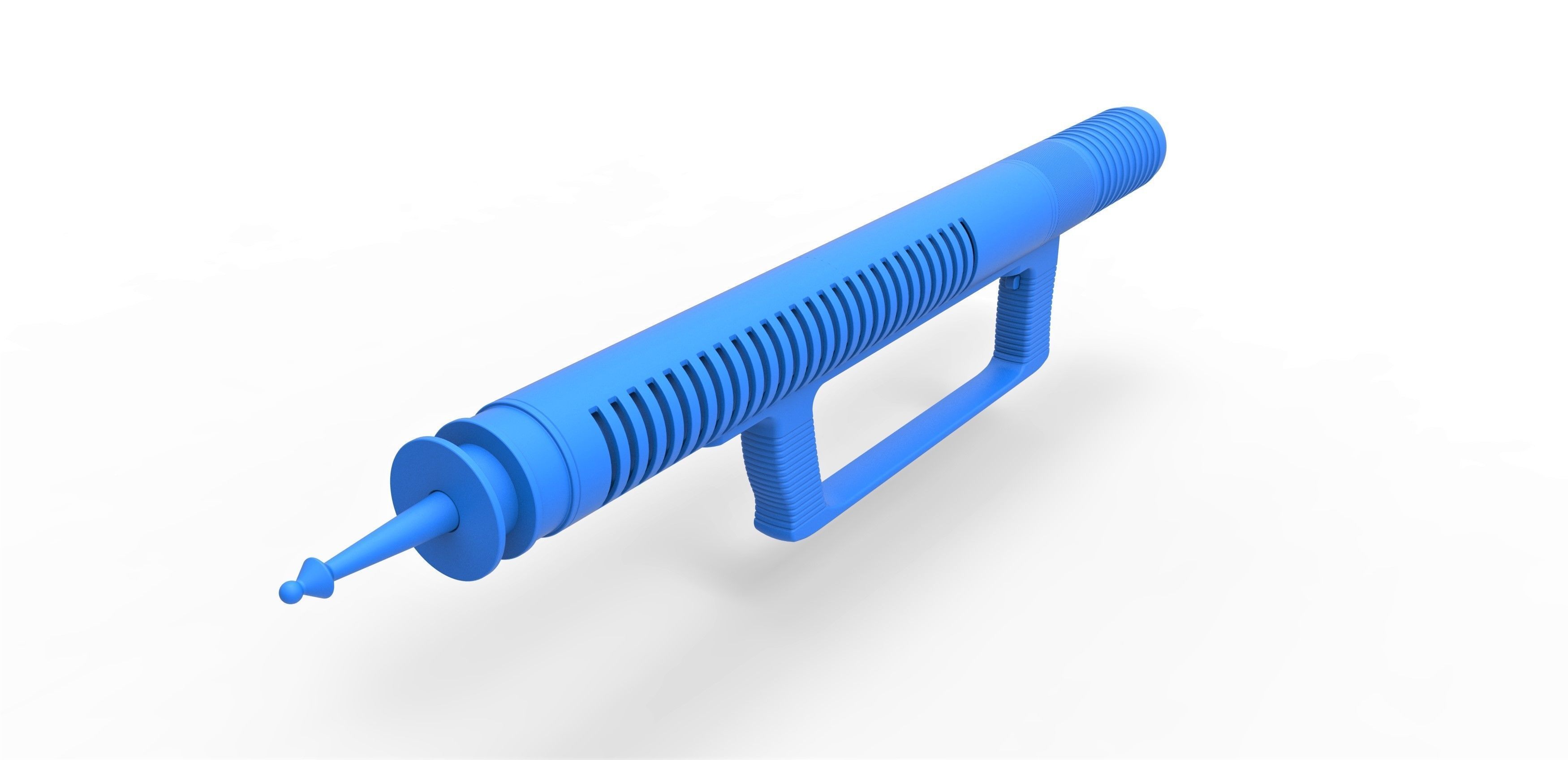 Laser Rifle from the movie Forbidden Planet 1956 3D print model_14
