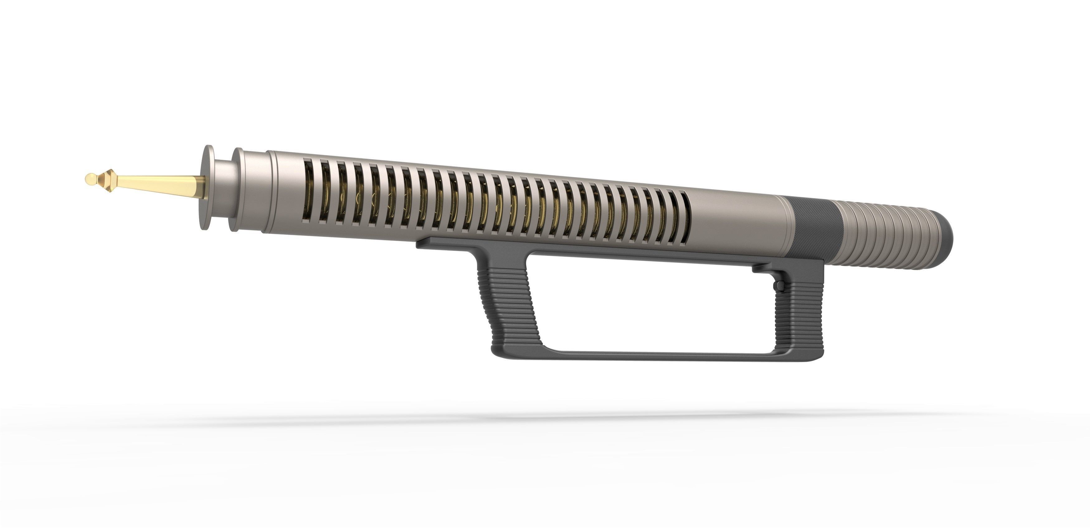 Laser Rifle from the movie Forbidden Planet 1956 3D print model_1