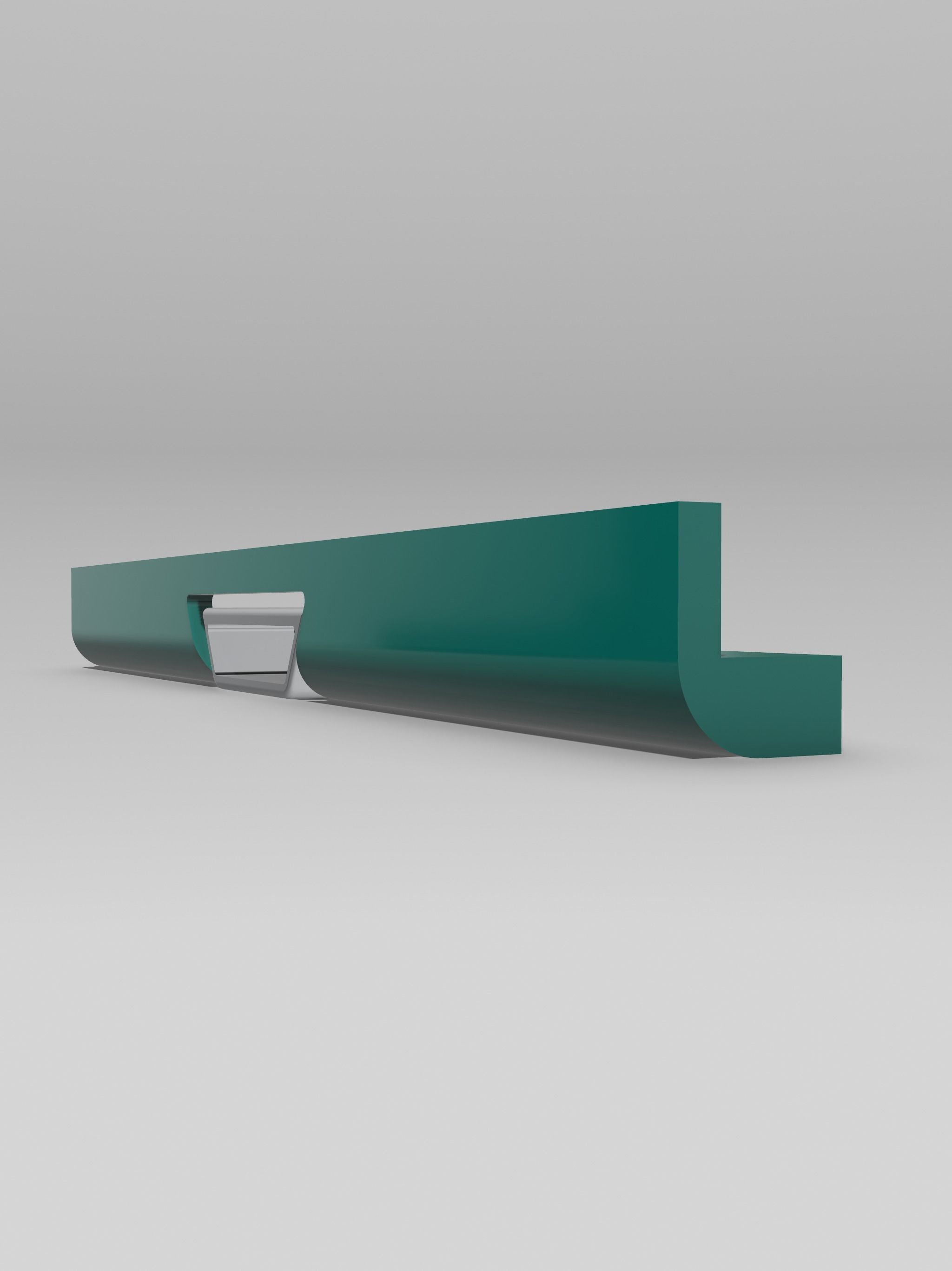 1948-1950 F1 F100 Pickup smooth rear skirt and exhaust insert 3D print model_1