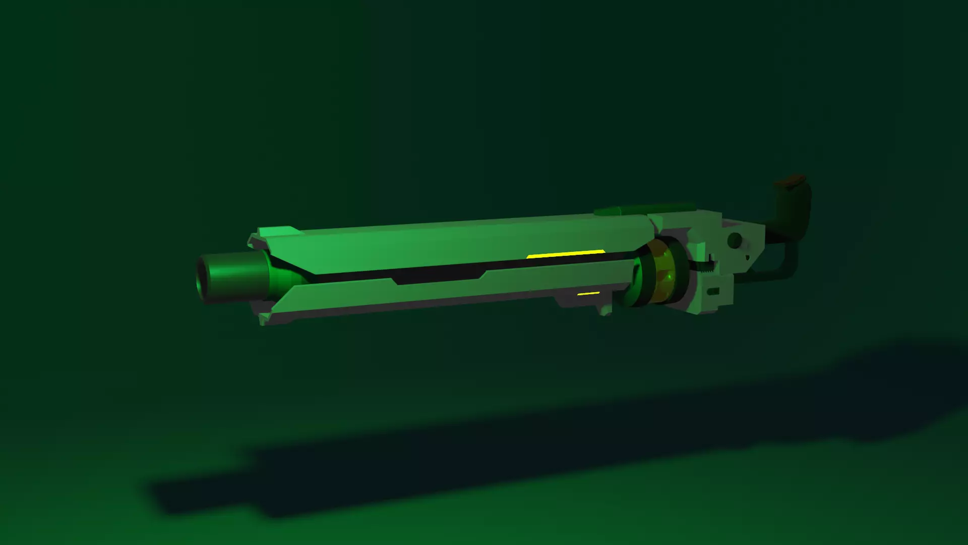 weapon gun 3D model_0