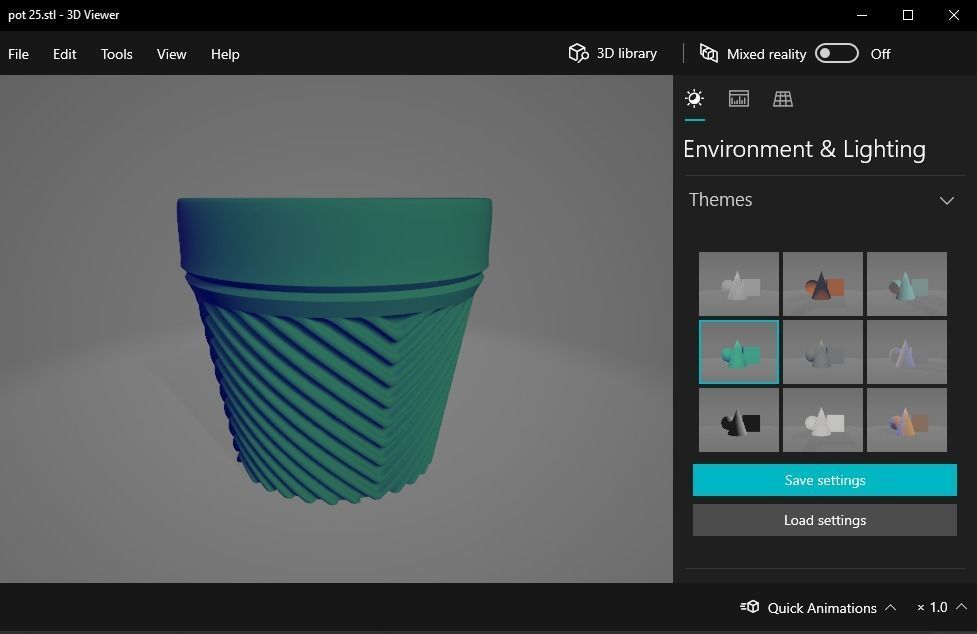 succulent flower pot 25 3D print model_16