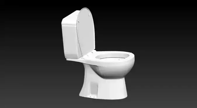 Toilet 3D print model