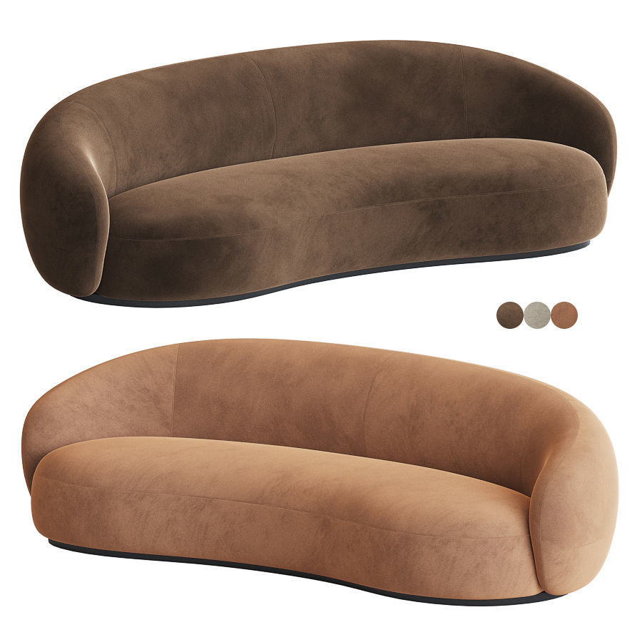 Siena Sofa Jaysonhome 3D model_1