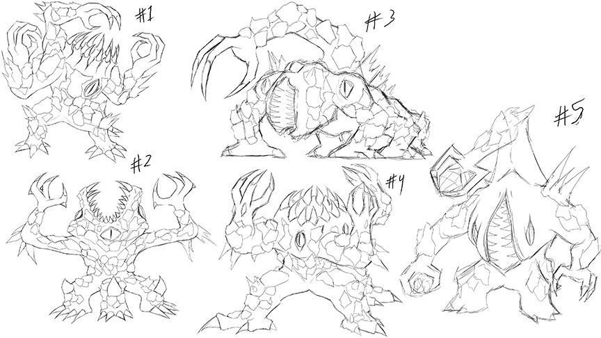 Xorn - Zorn - Rock-Monster Free 3D print model_2