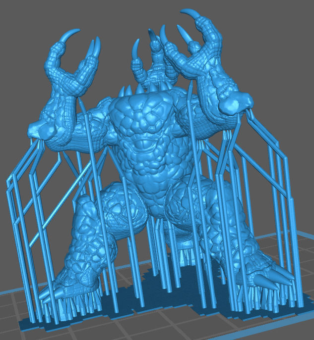 Xorn - Zorn - Rock-Monster Free 3D print model_4