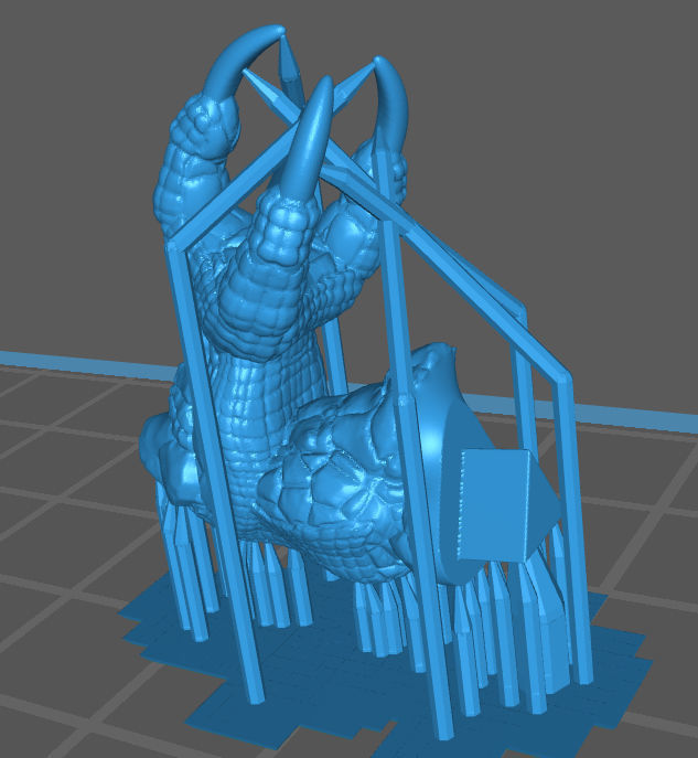 Xorn - Zorn - Rock-Monster Free 3D print model_6