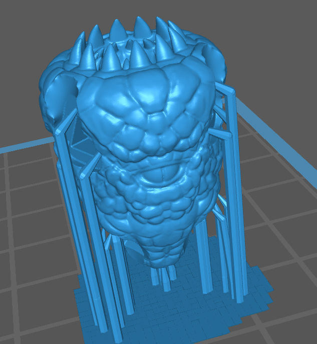 Xorn - Zorn - Rock-Monster Free 3D print model_7