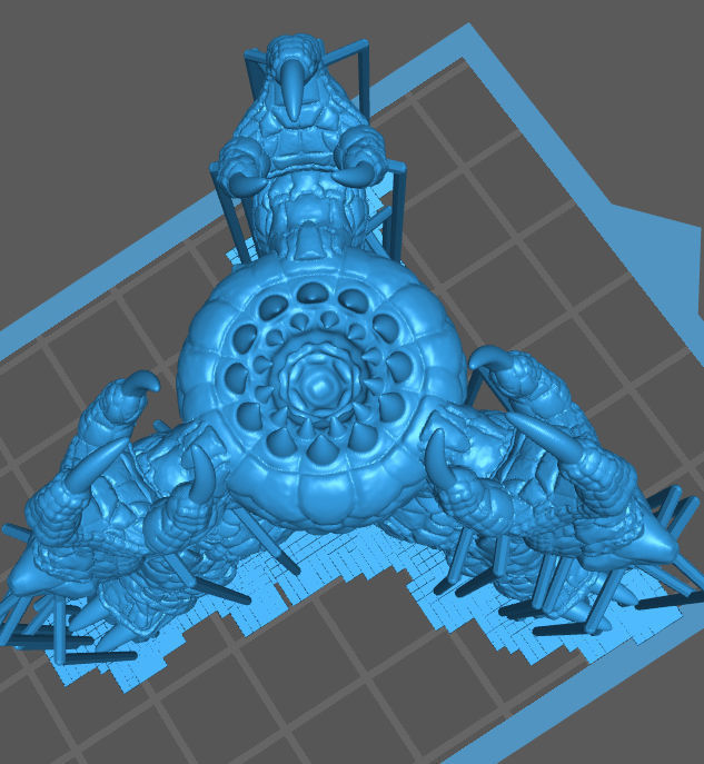 Xorn - Zorn - Rock-Monster Free 3D print model_5