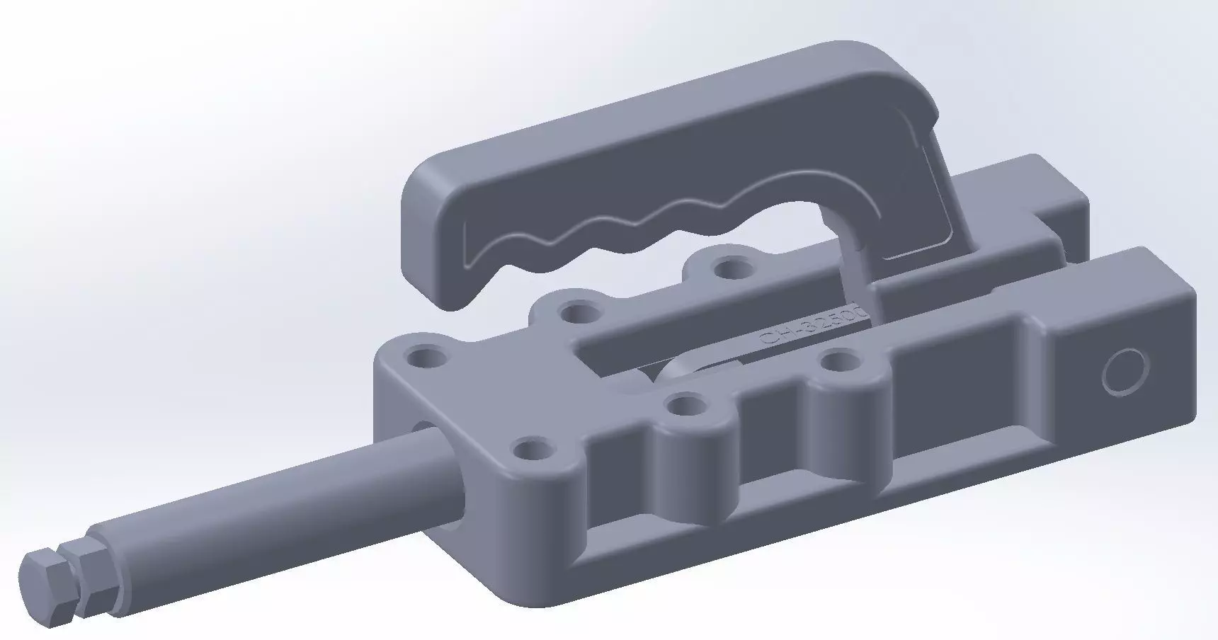 GP-195060 clamp with handle Free 3D model_0