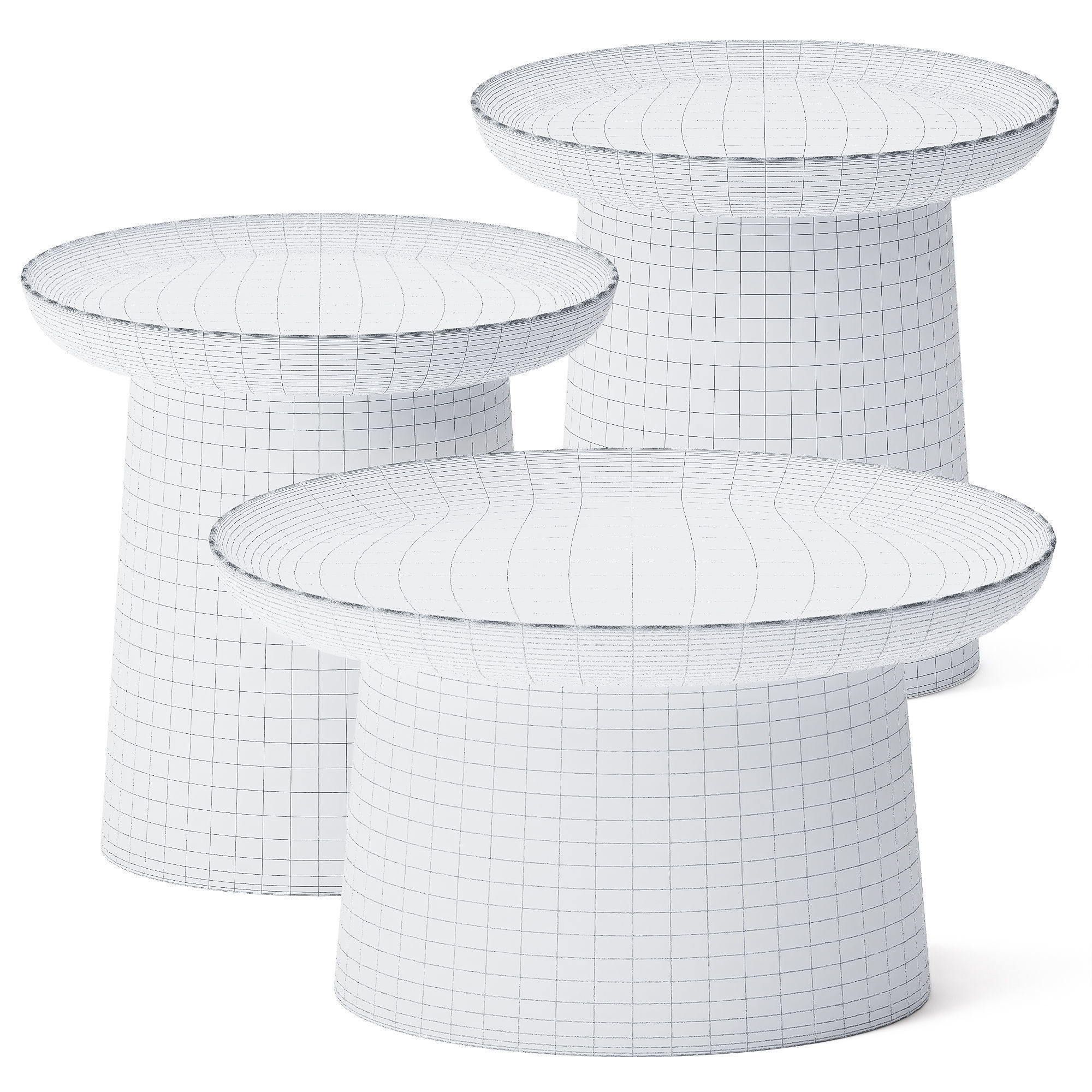 Musette Coffee Tables by De Vorm 3D model_2