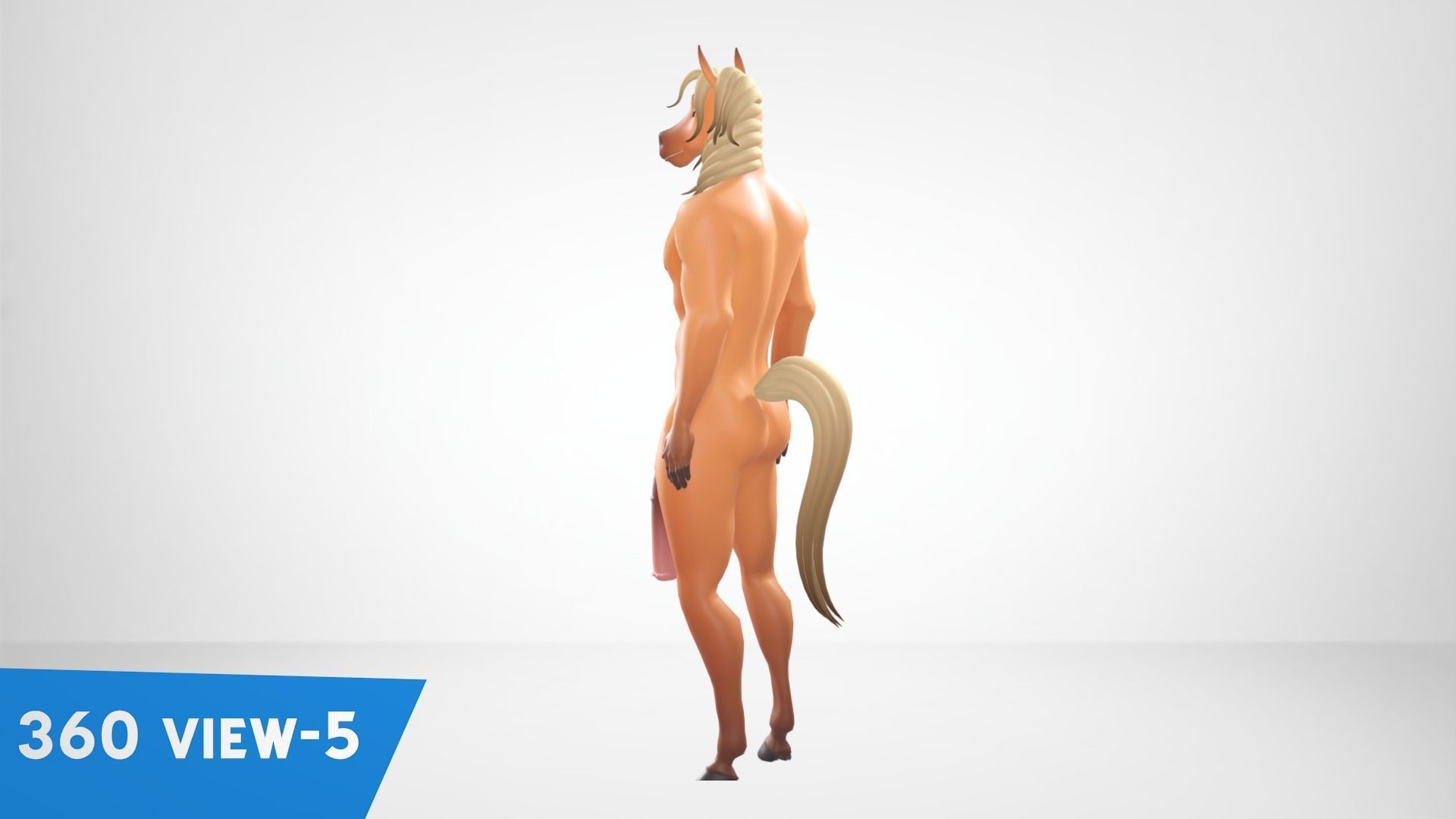  Furry Horse Male Anthro 3D model_6