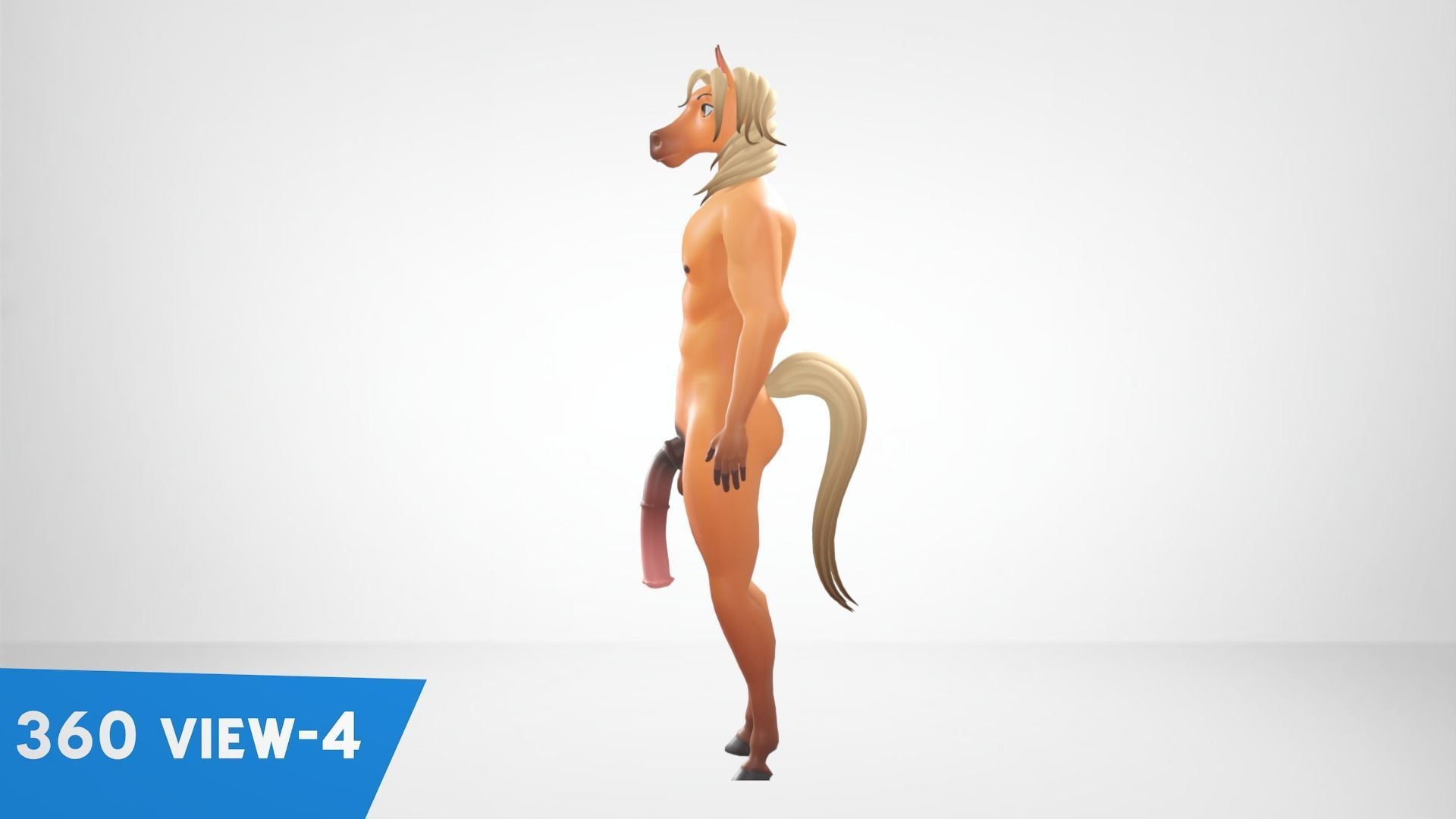 Furry Horse Male Anthro 3D model_5