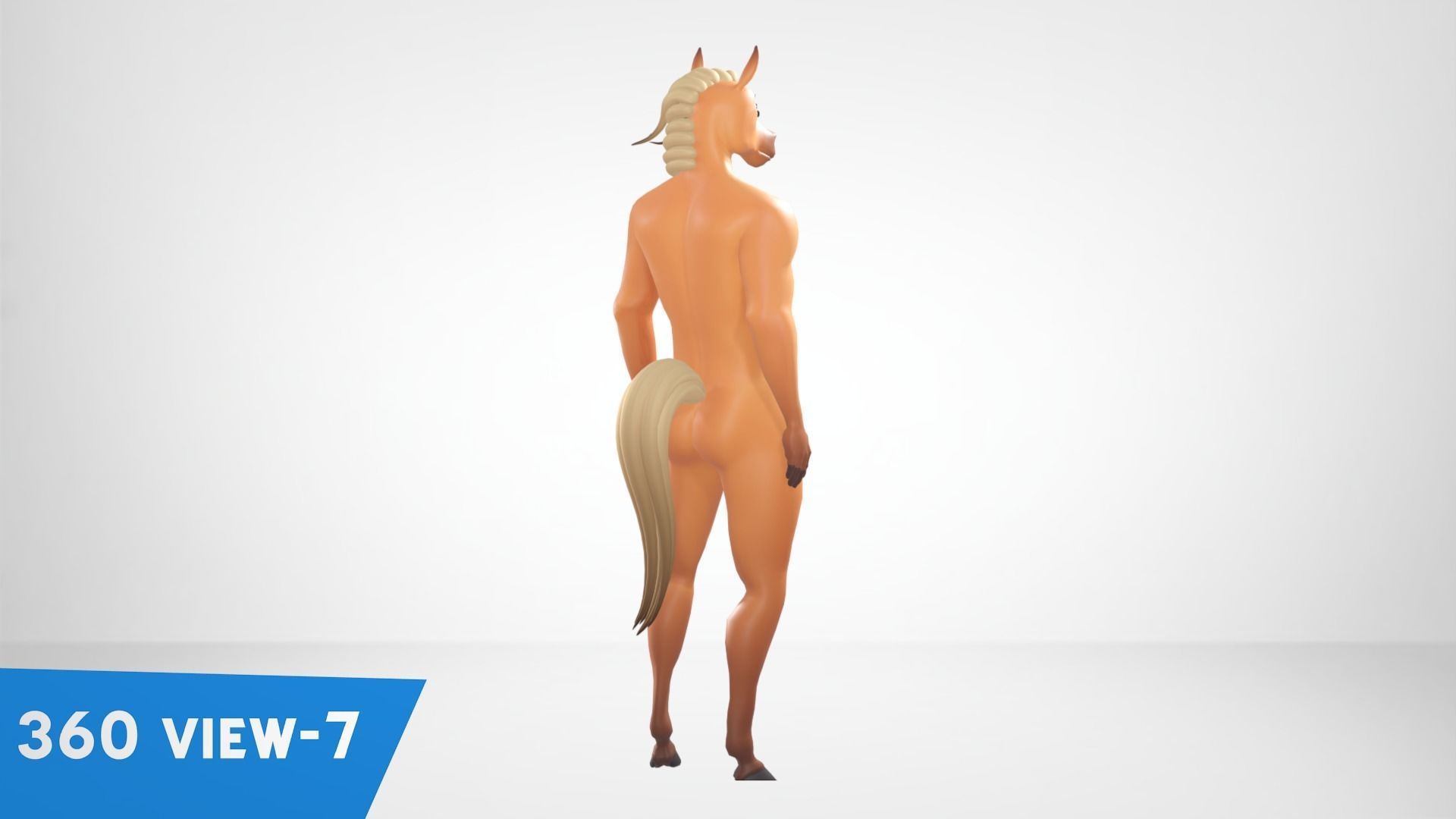  Furry Horse Male Anthro 3D model_8