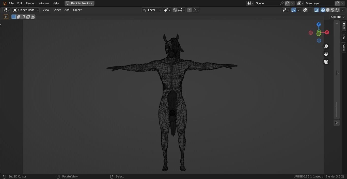  Furry Horse Male Anthro 3D model_12