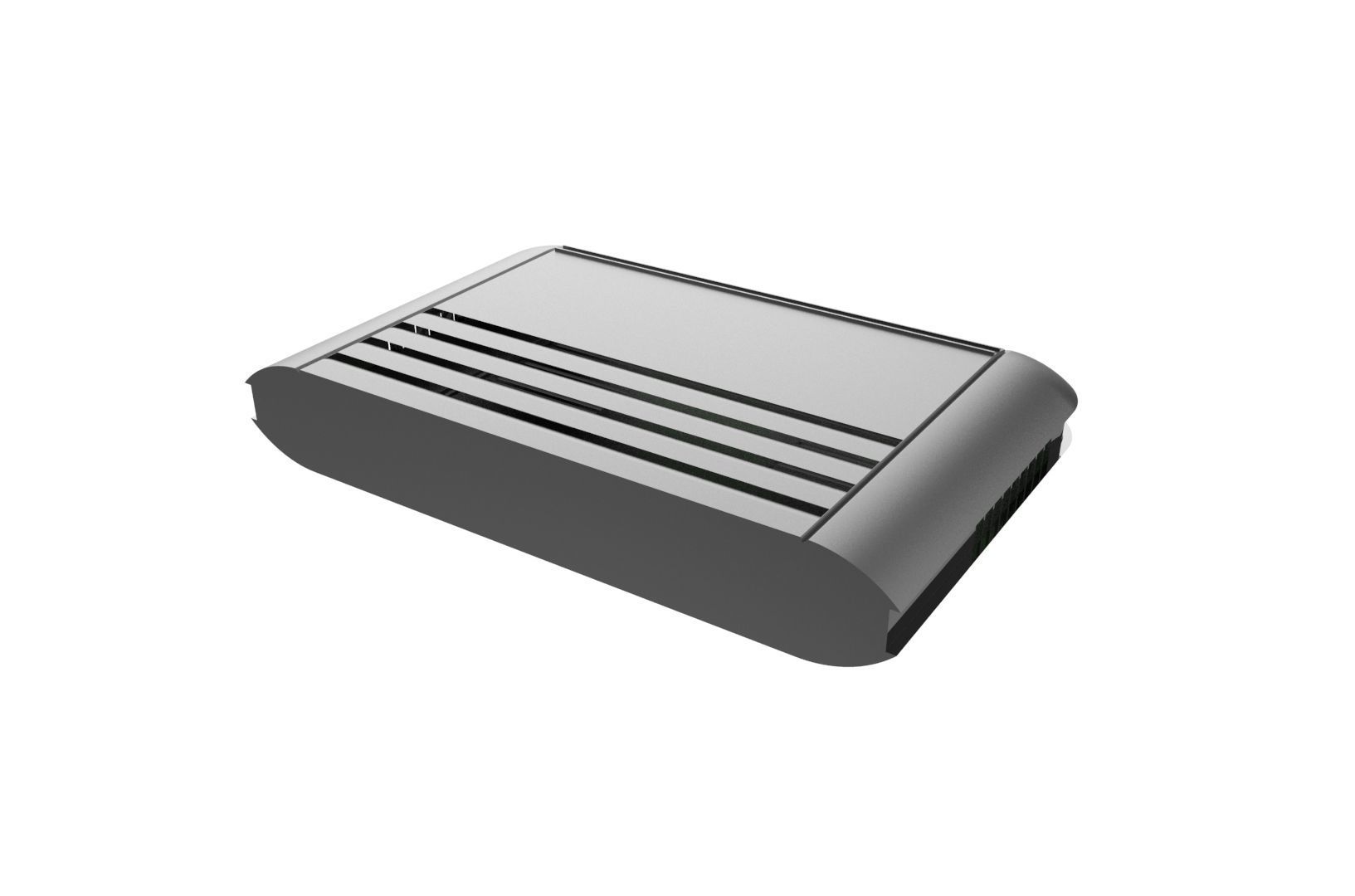 Modem router concept 3D print model_11