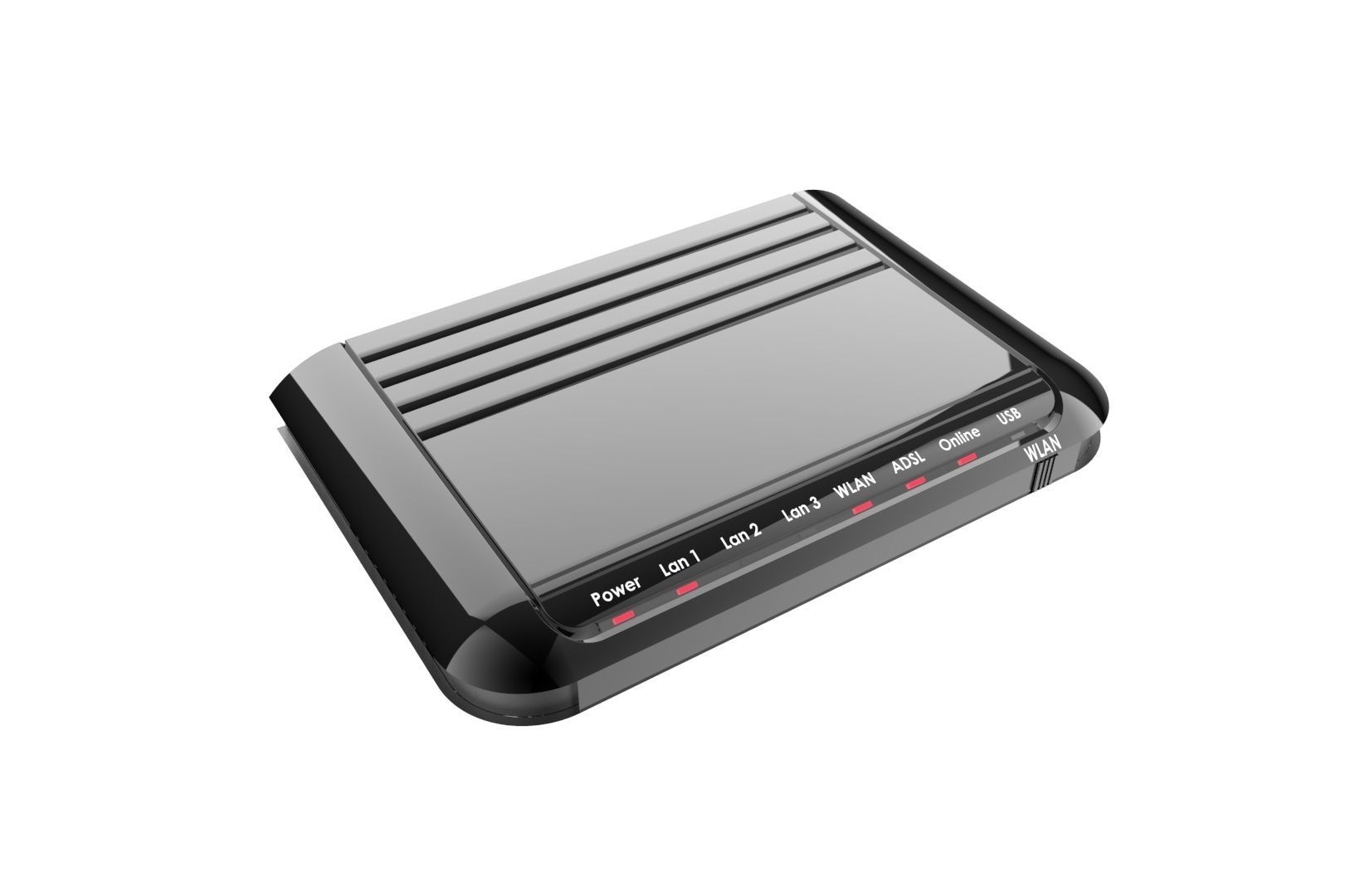 Modem router concept 3D print model_27