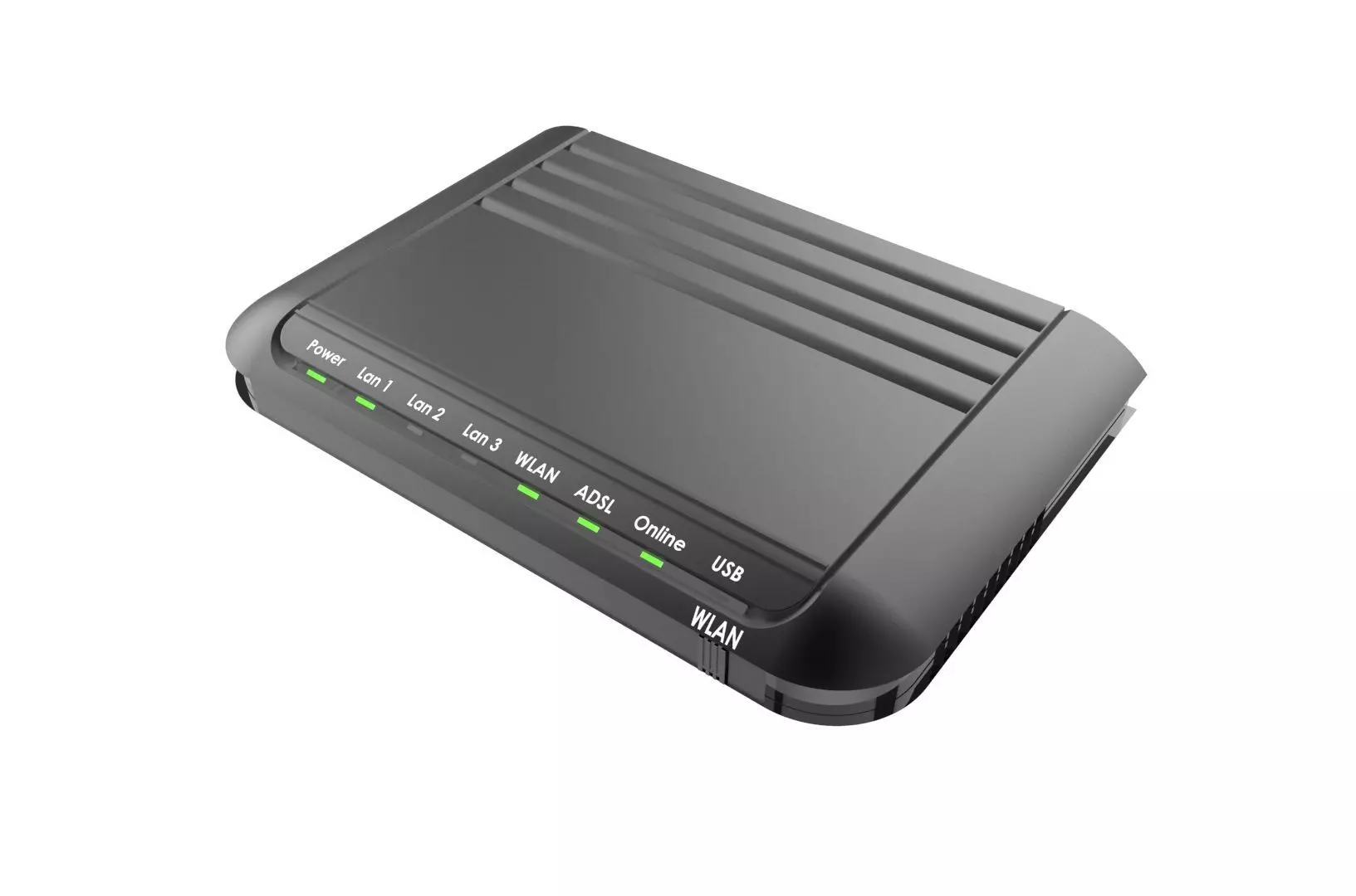 Modem router concept 3D print model_0