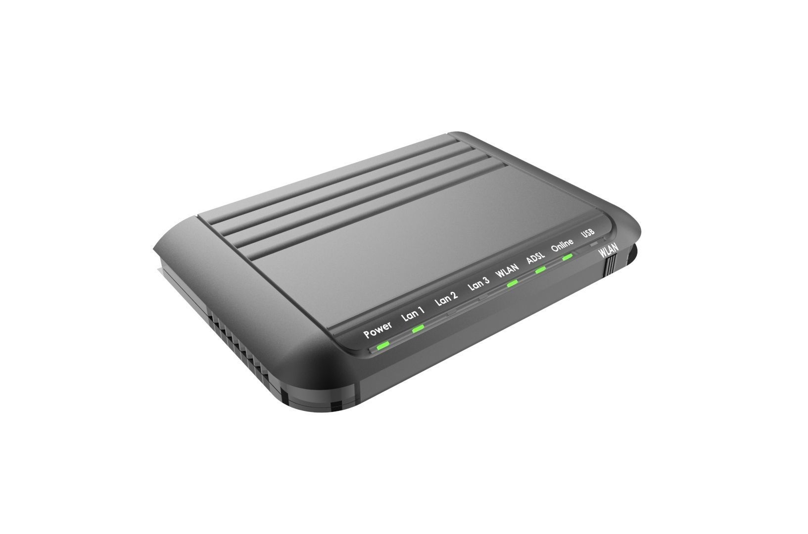 Modem router concept 3D print model_3