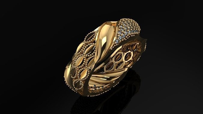 Wedding ring 3D print model