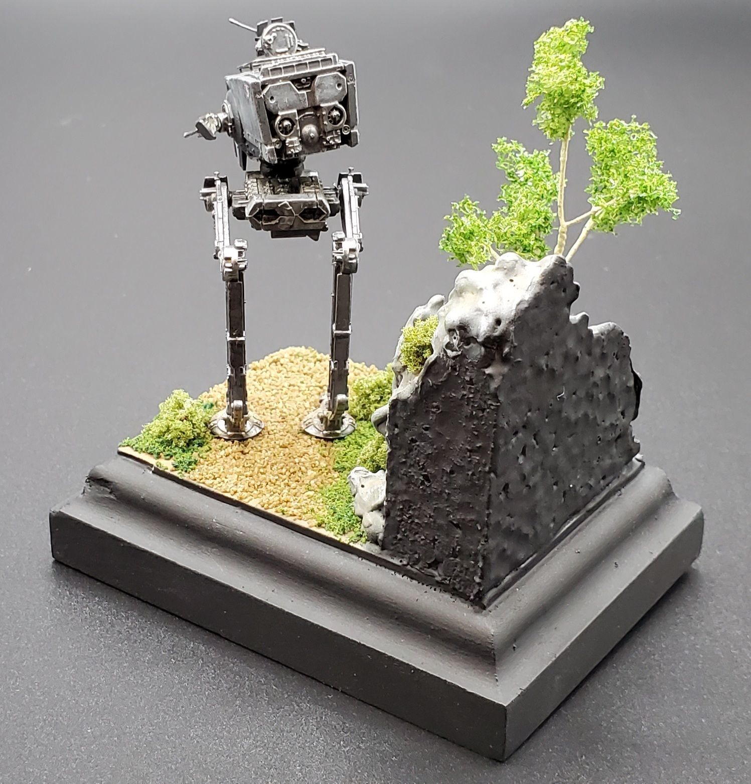 Bandai AT-ST Face Plate and Hatch 3D print model_1