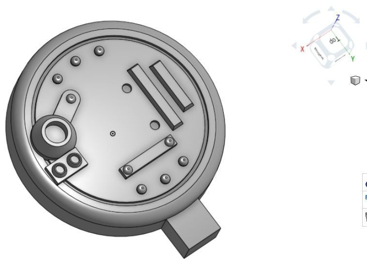 Bandai AT-ST Face Plate and Hatch 3D print model_5