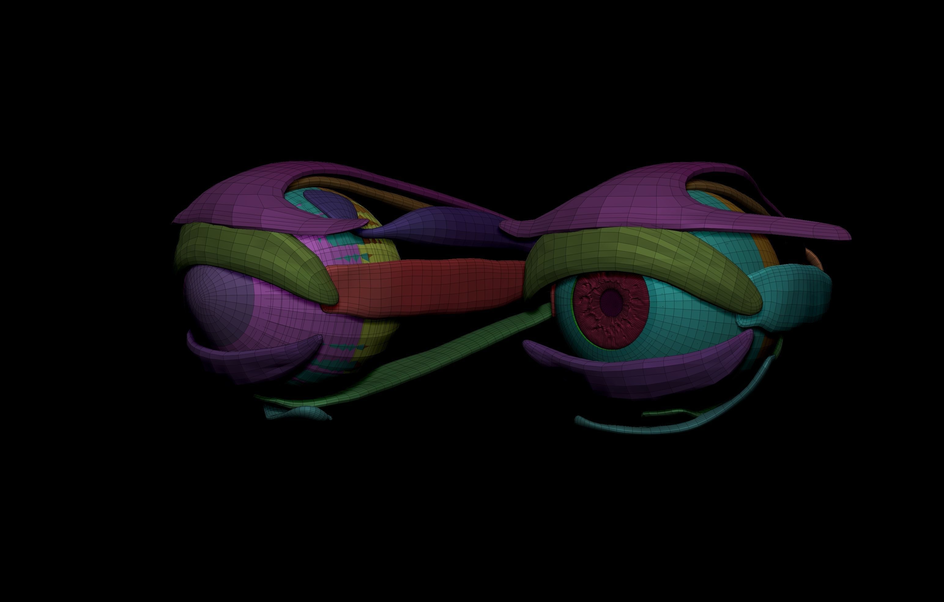 HD Male Complete Human 3D Anatomy Model Low-poly 3D model_101