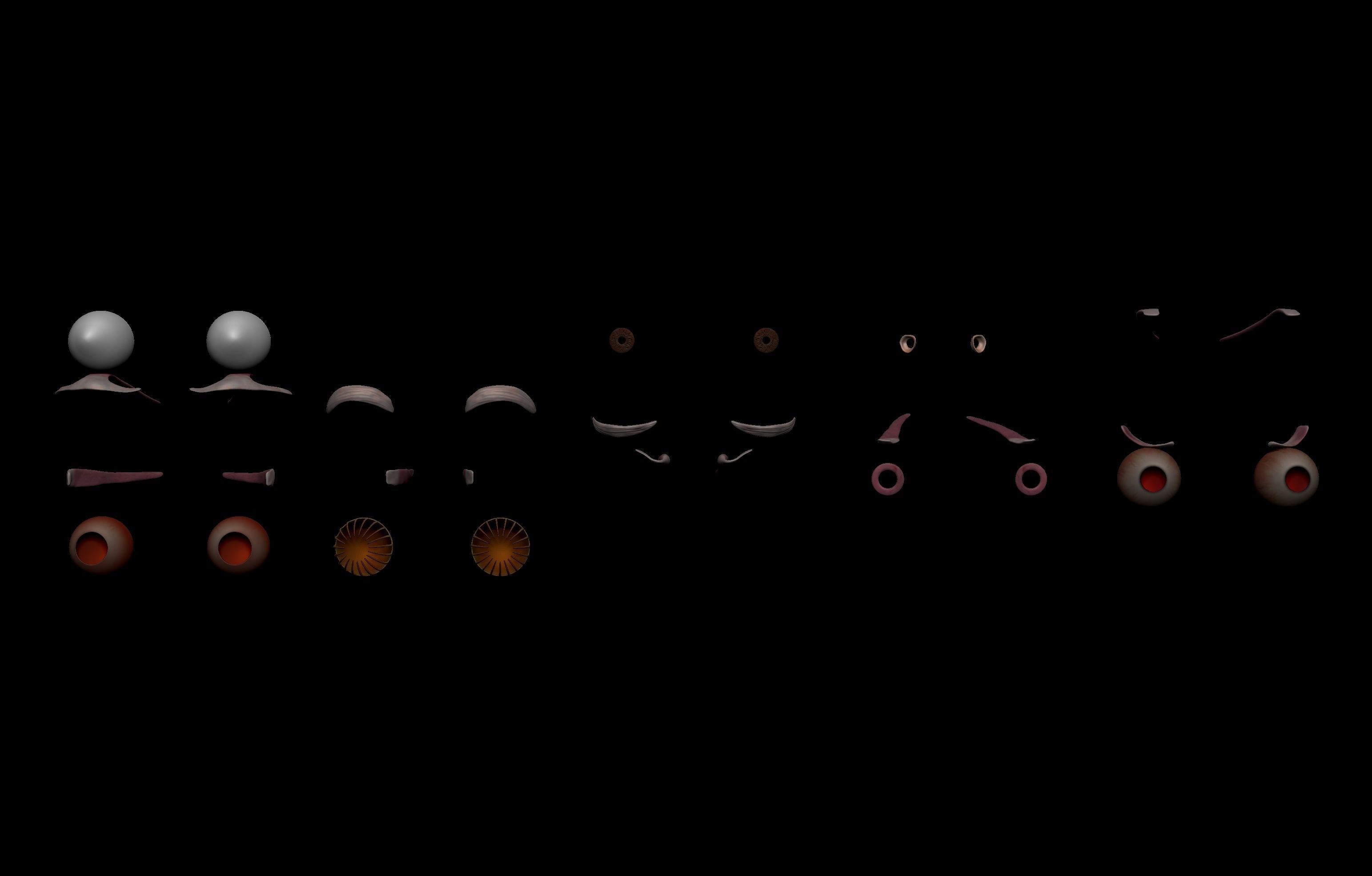 HD Male Complete Human 3D Anatomy Model Low-poly 3D model_97