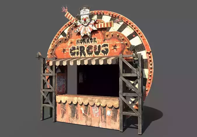 Old Horror Circus Stand