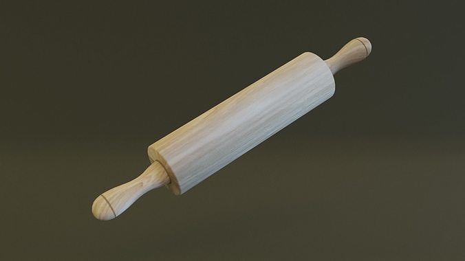 Rolling Pin Low-poly 3D model