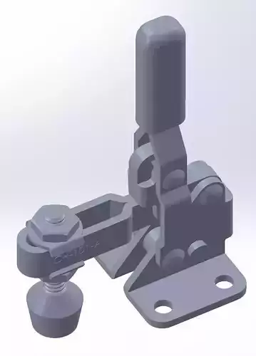 GP-1201-U latch with bolt Free 3D model