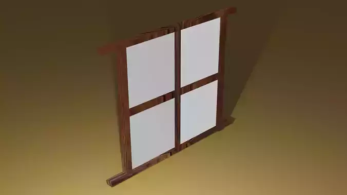 wooden window