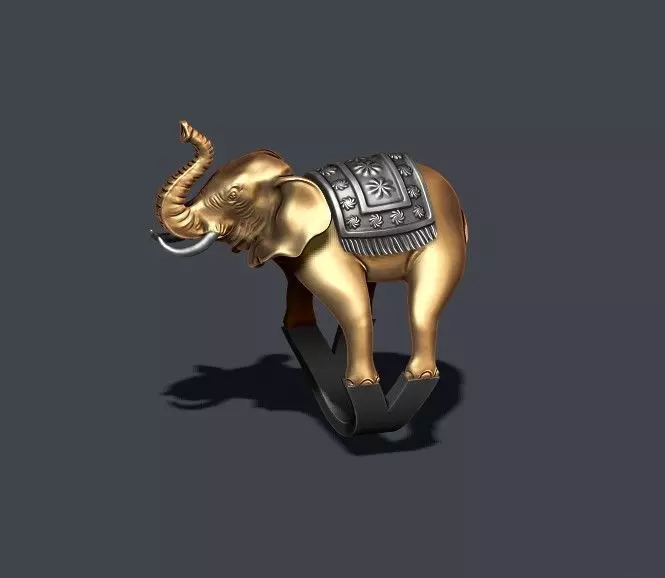 Elephant ring 3D print model_0