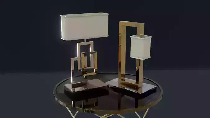 Modern Lamp with Table - 2 in 1