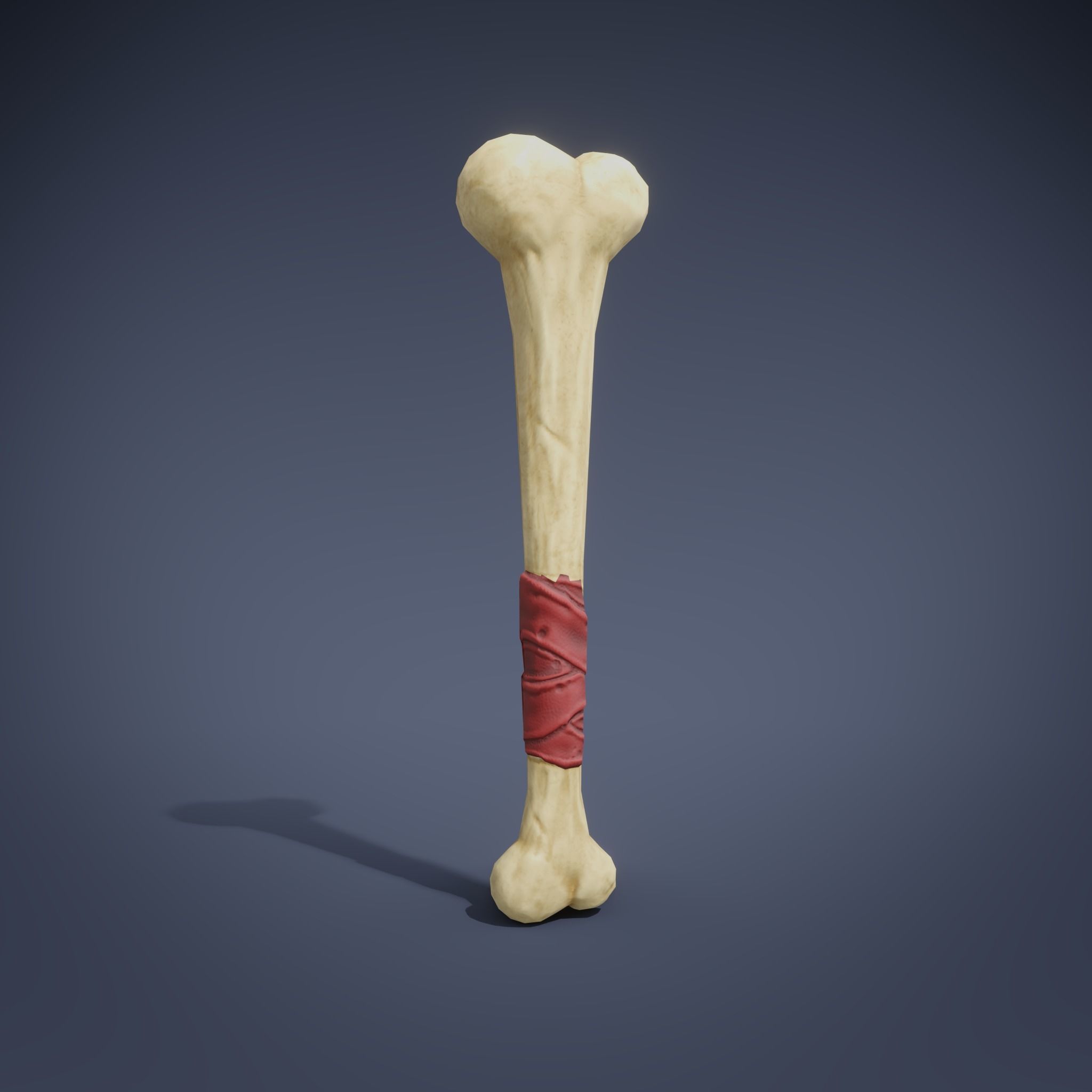 Basic RPG Game Tools and Weapons set Low-poly 3D model_6