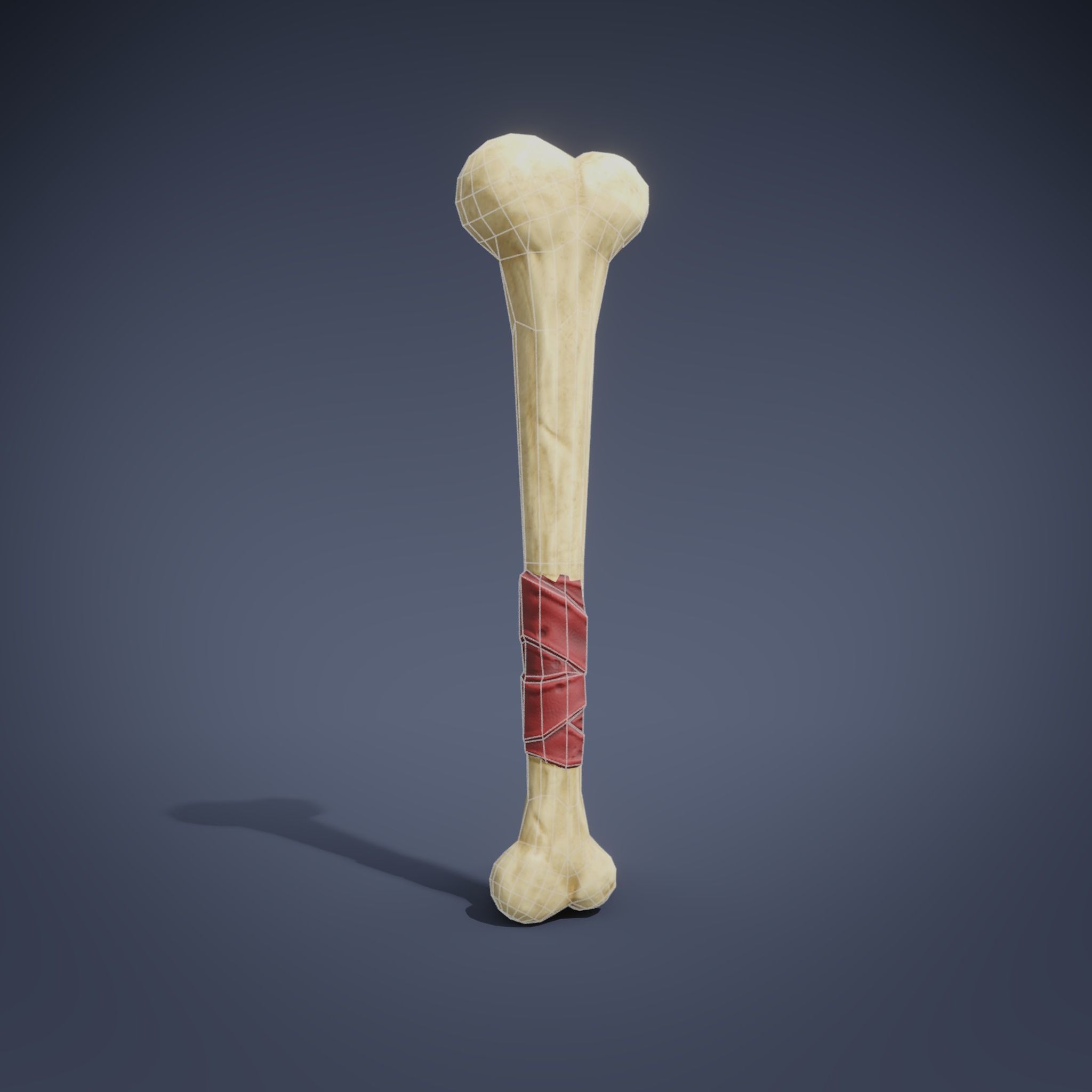 Basic RPG Game Tools and Weapons set Low-poly 3D model_7