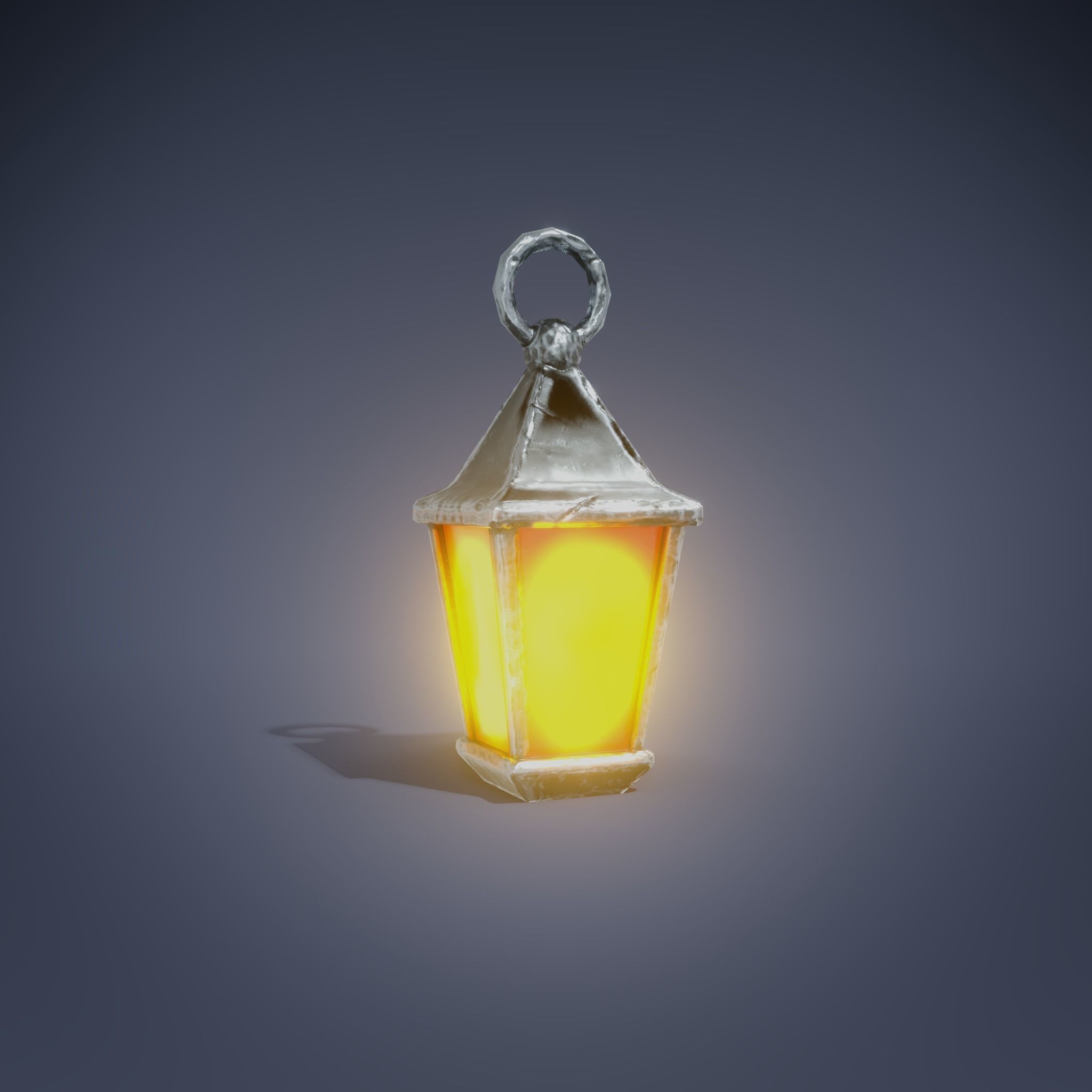 Basic RPG Game Tools and Weapons set Low-poly 3D model_16